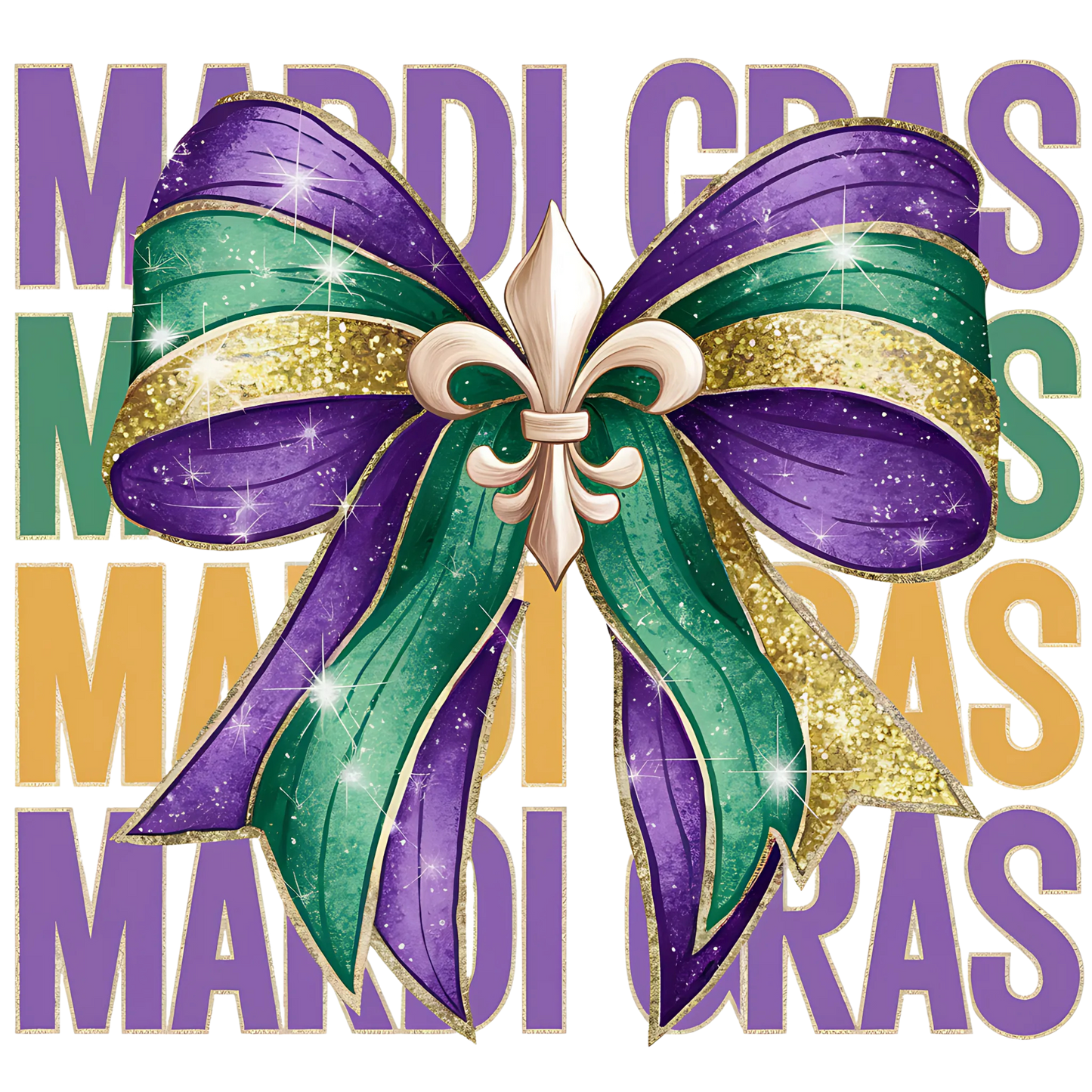 Mardi Gras 713 - Mardi Gras Coquette Bow Png 112235220 Mardi Gras Coquette Bow Png,