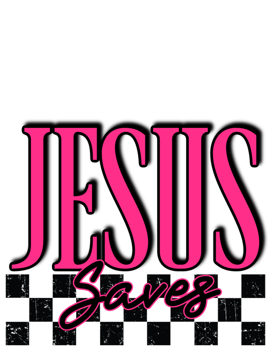 Jesus pink front
