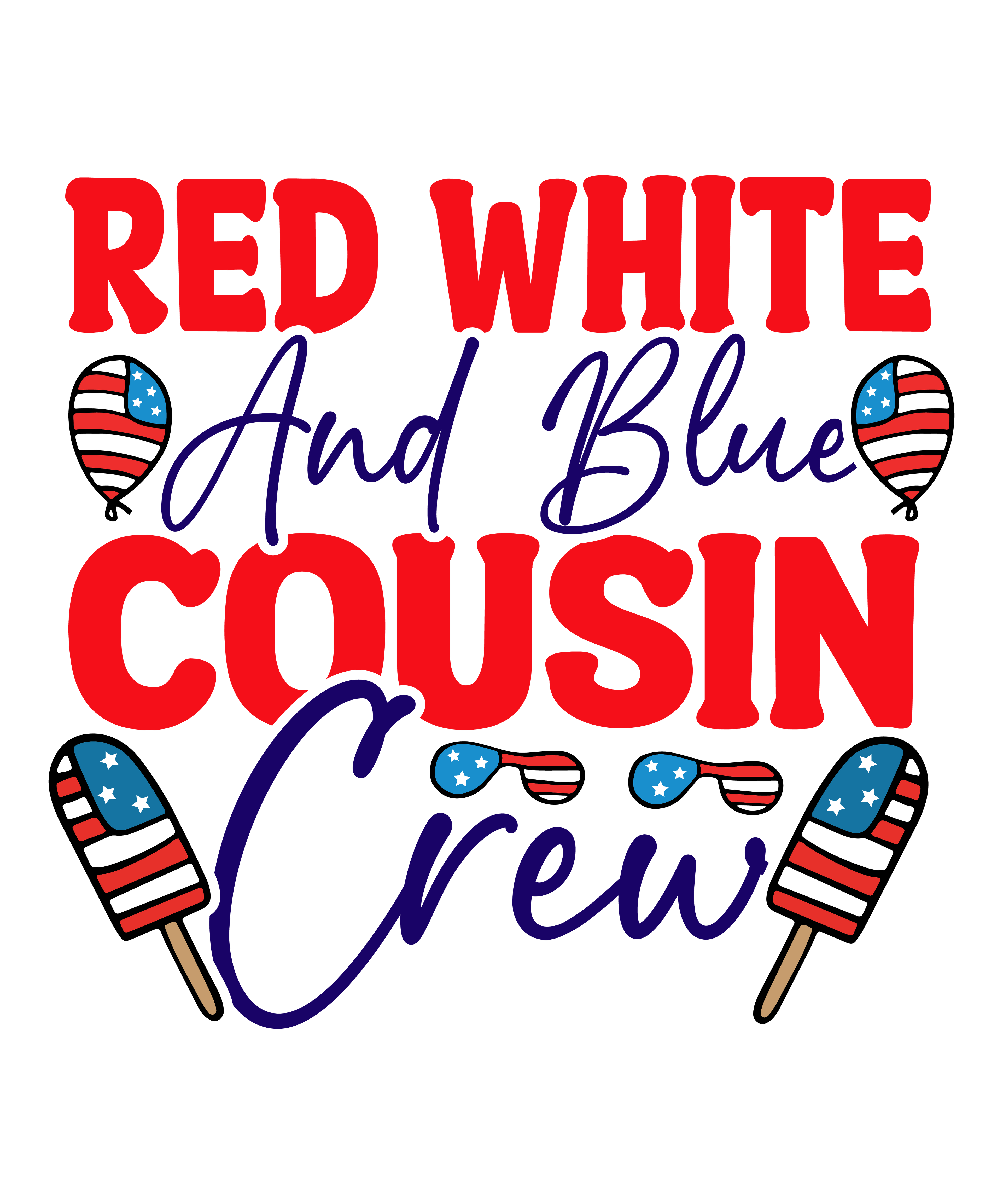 4th of July 526 - Red White And Blue Cousin Crew 01