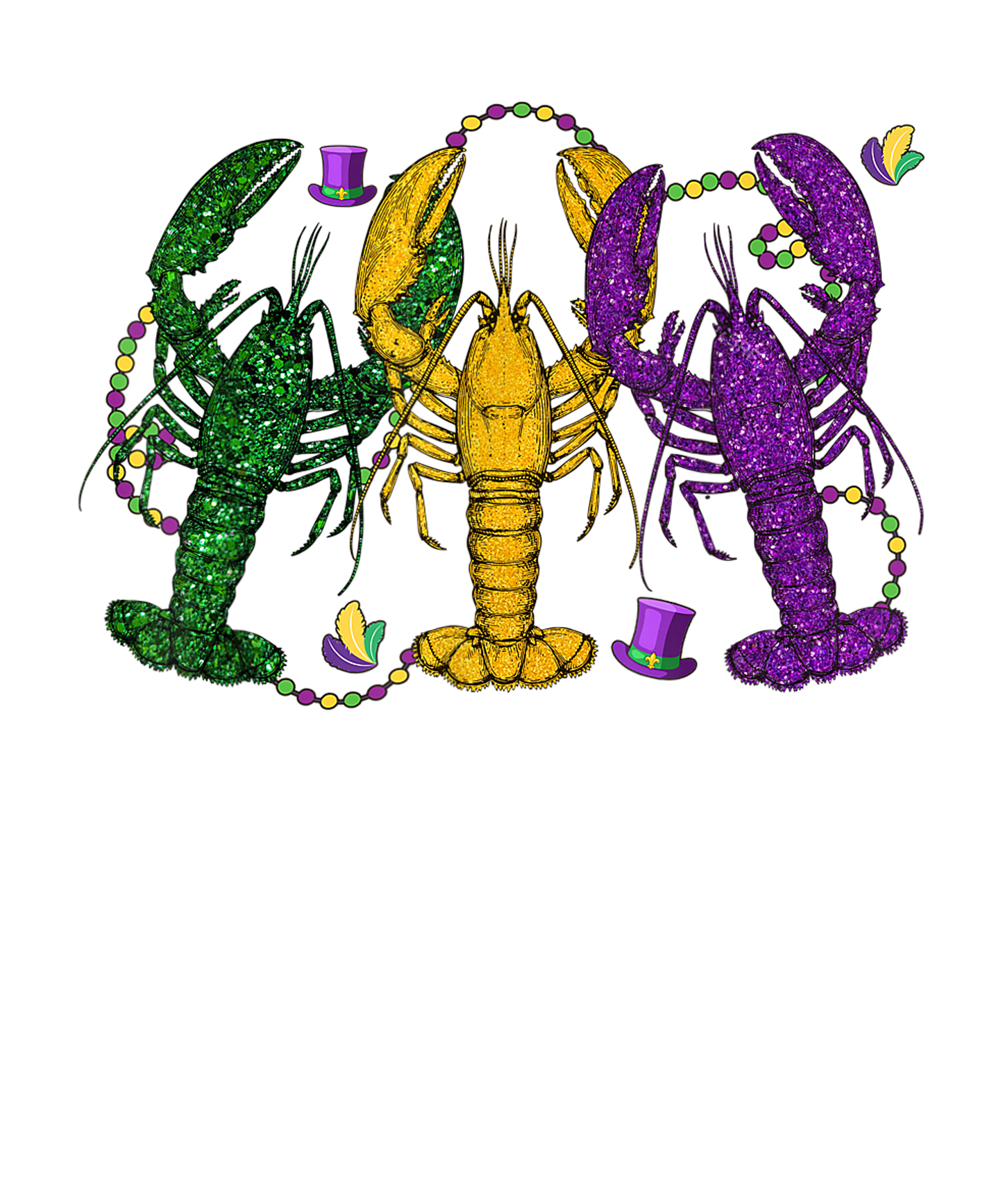Mardi Gras Crawfish Happy Mardi Gras 2023 Matching Party T Shirt