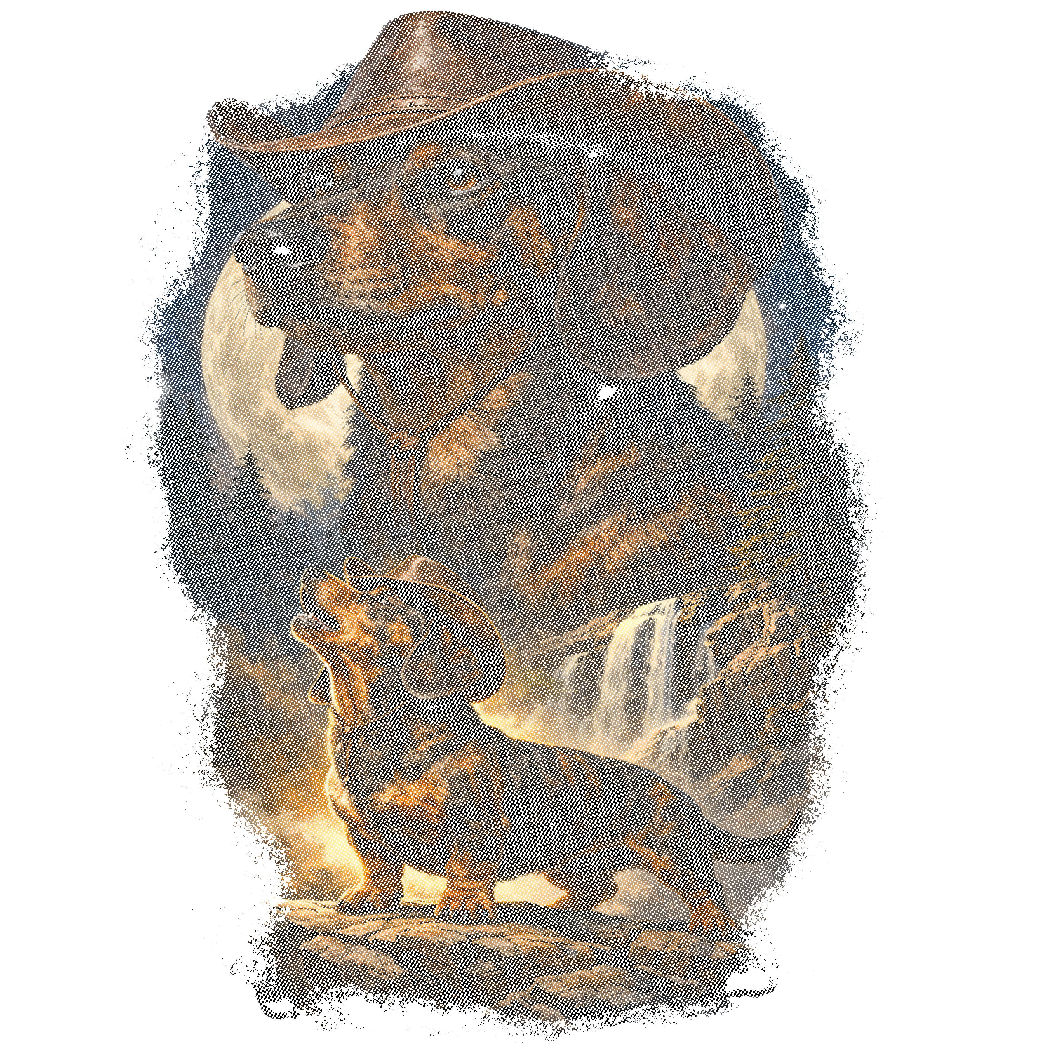 Randomness 1777 - Weiner Dog Halftone