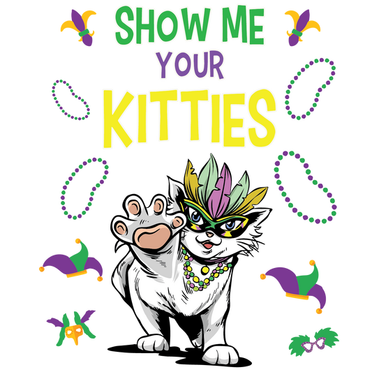 Mardi Gras 618 - Mardi Gras Kitten Cat Svg For Personal And Commercial Uses 8 01