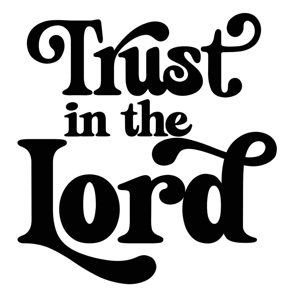 Randomness 1714 - Trust In The Lord