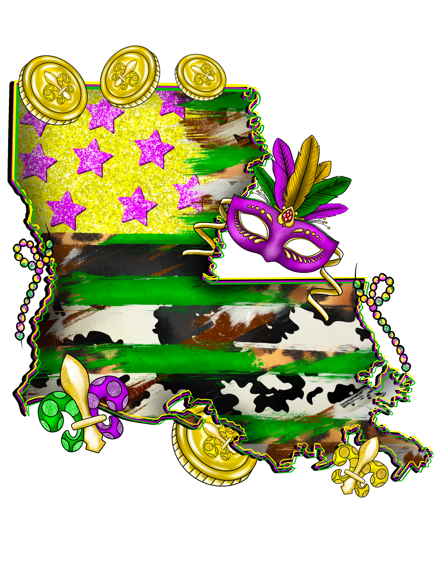 Mardi Gras 780 - Mardigrasflaglouisiana