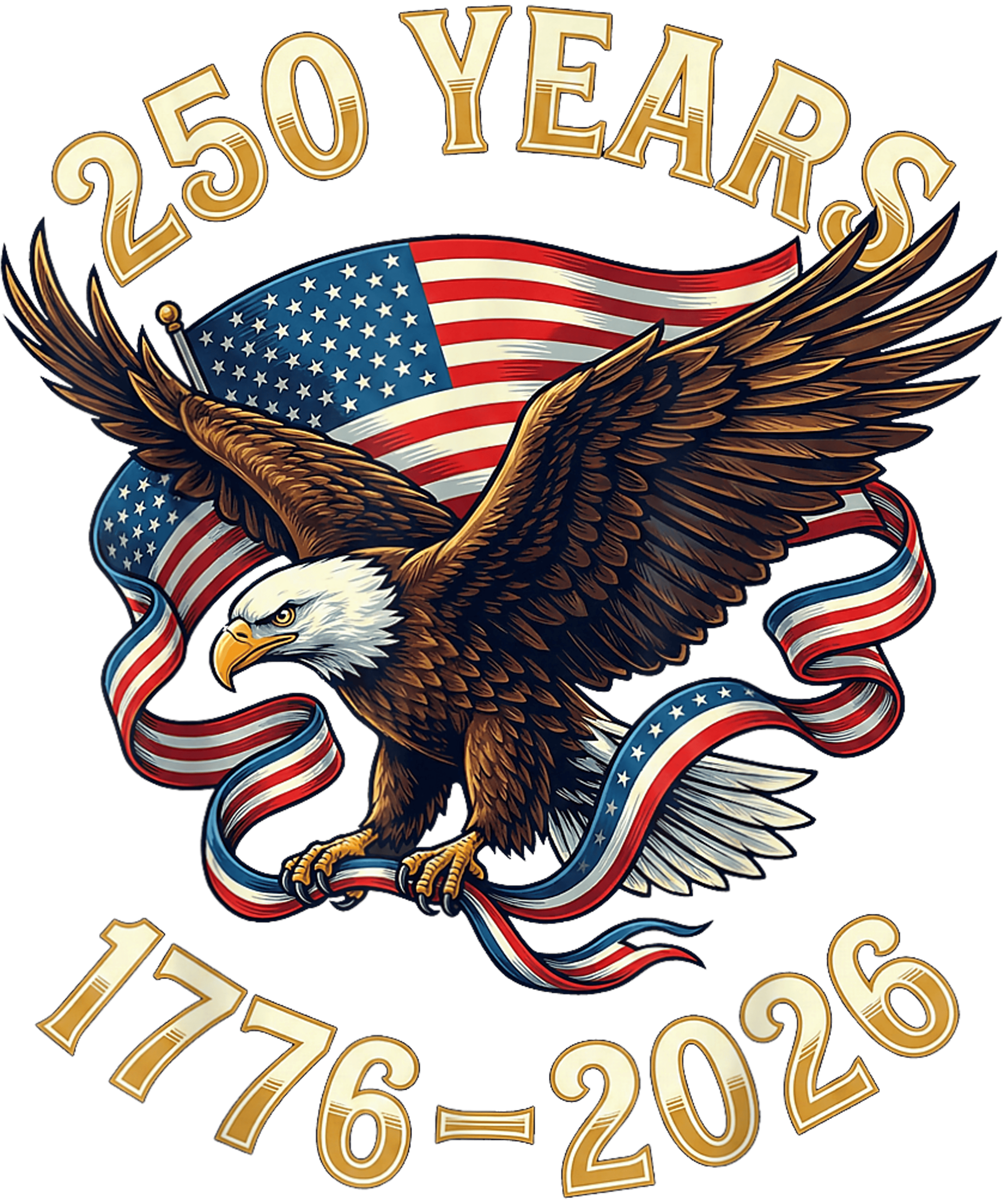 4th of July 324 - America Flag 250 Anniversary Usa Shirt 1776 2026 4th Of July T Shirt