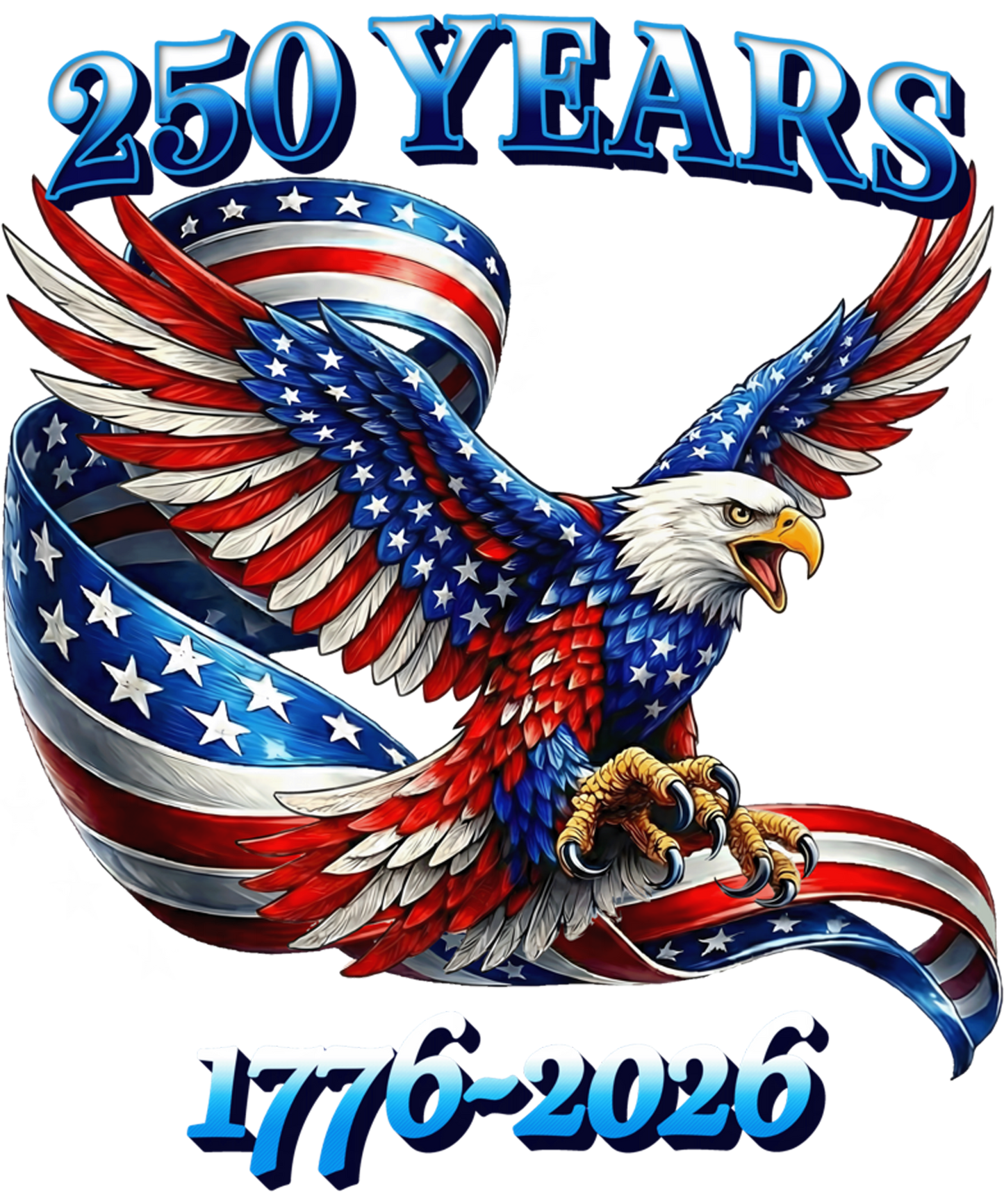 4th of July 44 - 250 Years American Anniversary 250th Independence Day Sweatshirt (1)