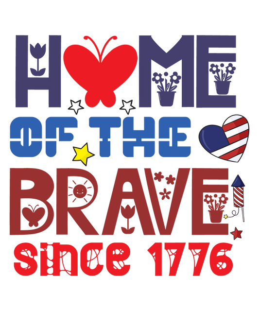 4th of July 372 - Home Of The Brave Since 1776 01