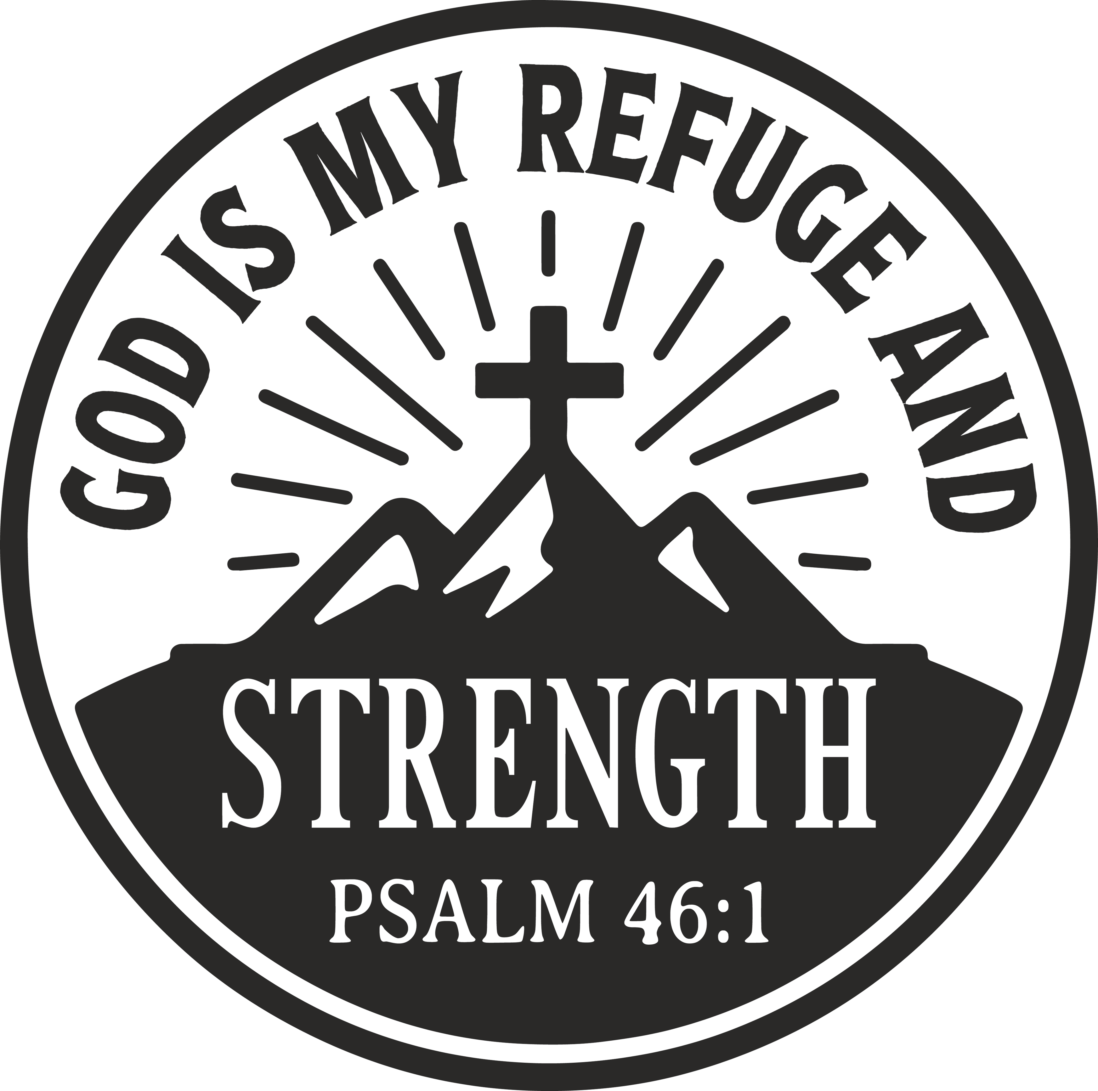 god is my refuge and strength