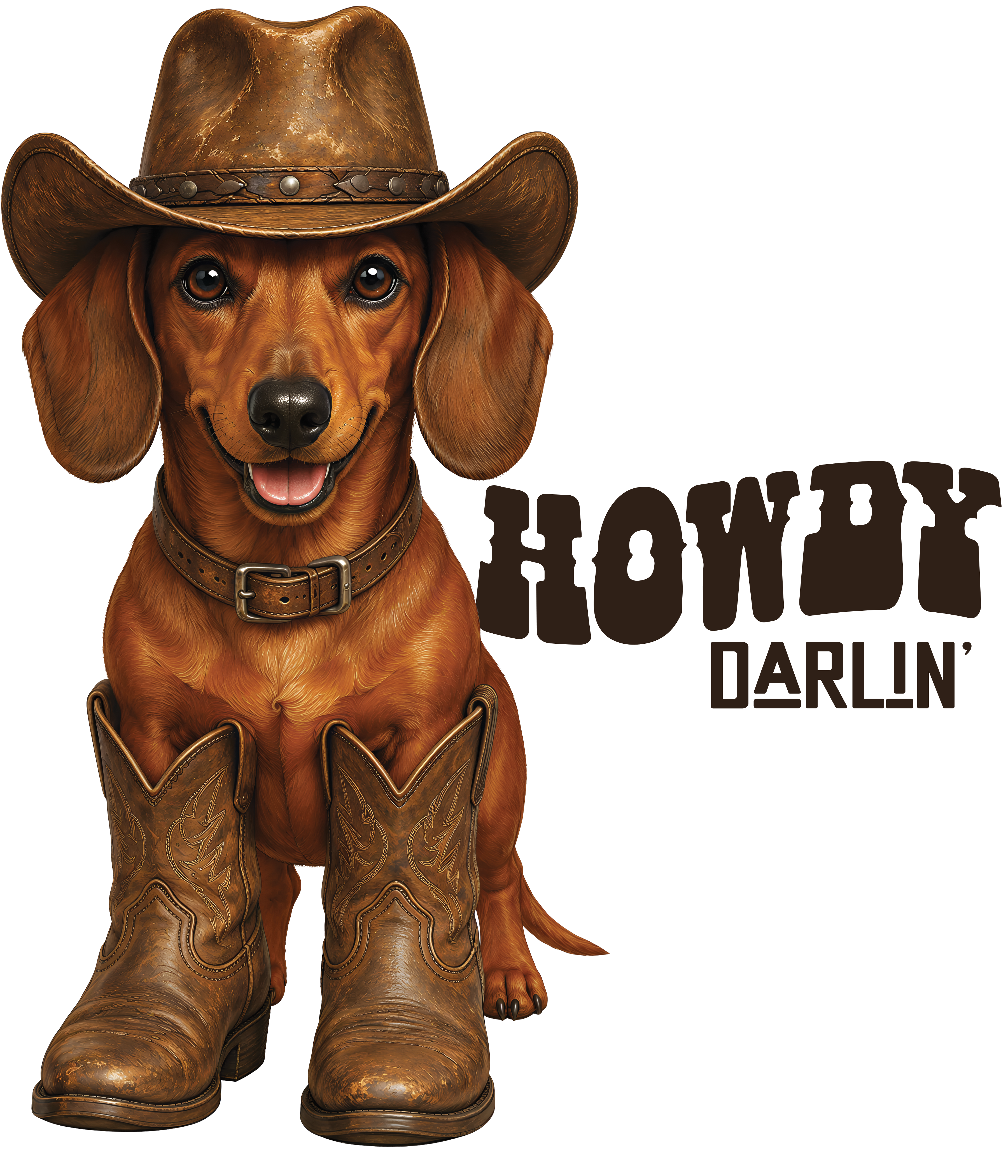 Randomness 857 - Howdy Darlin Dachshund