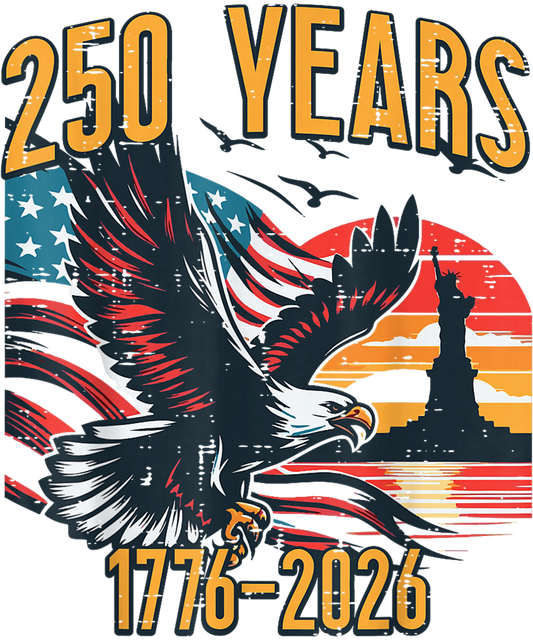 4th of July 48 - 250 Years Amerrica Usa Flag 250th Anniversary Men Women Kids T Shirt