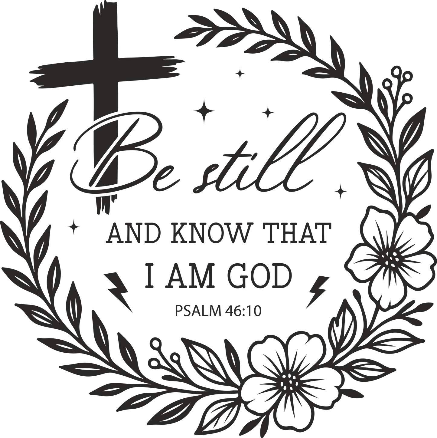 be still and know that i am god
