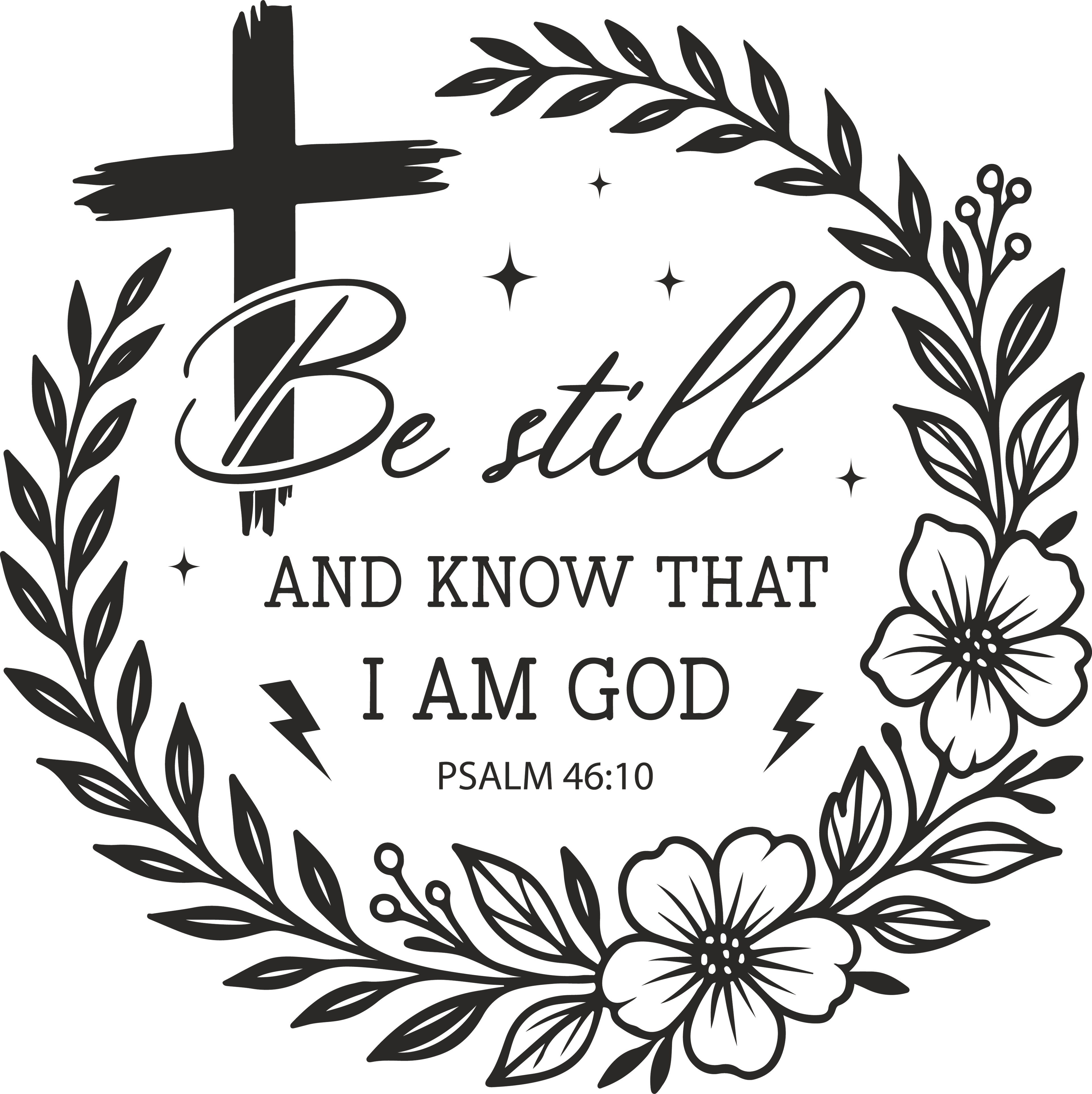 be still and know that i am god