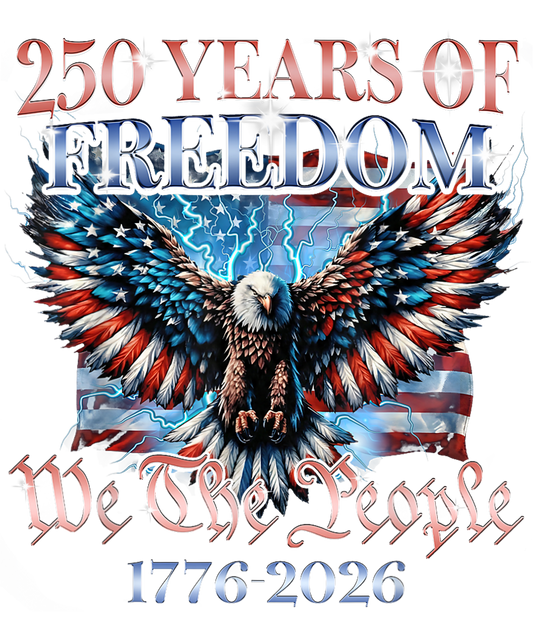 4th of July 556 - We The People Usa 250 Years 1776 2026 Eagle Us Flag Men Boys T Shirt