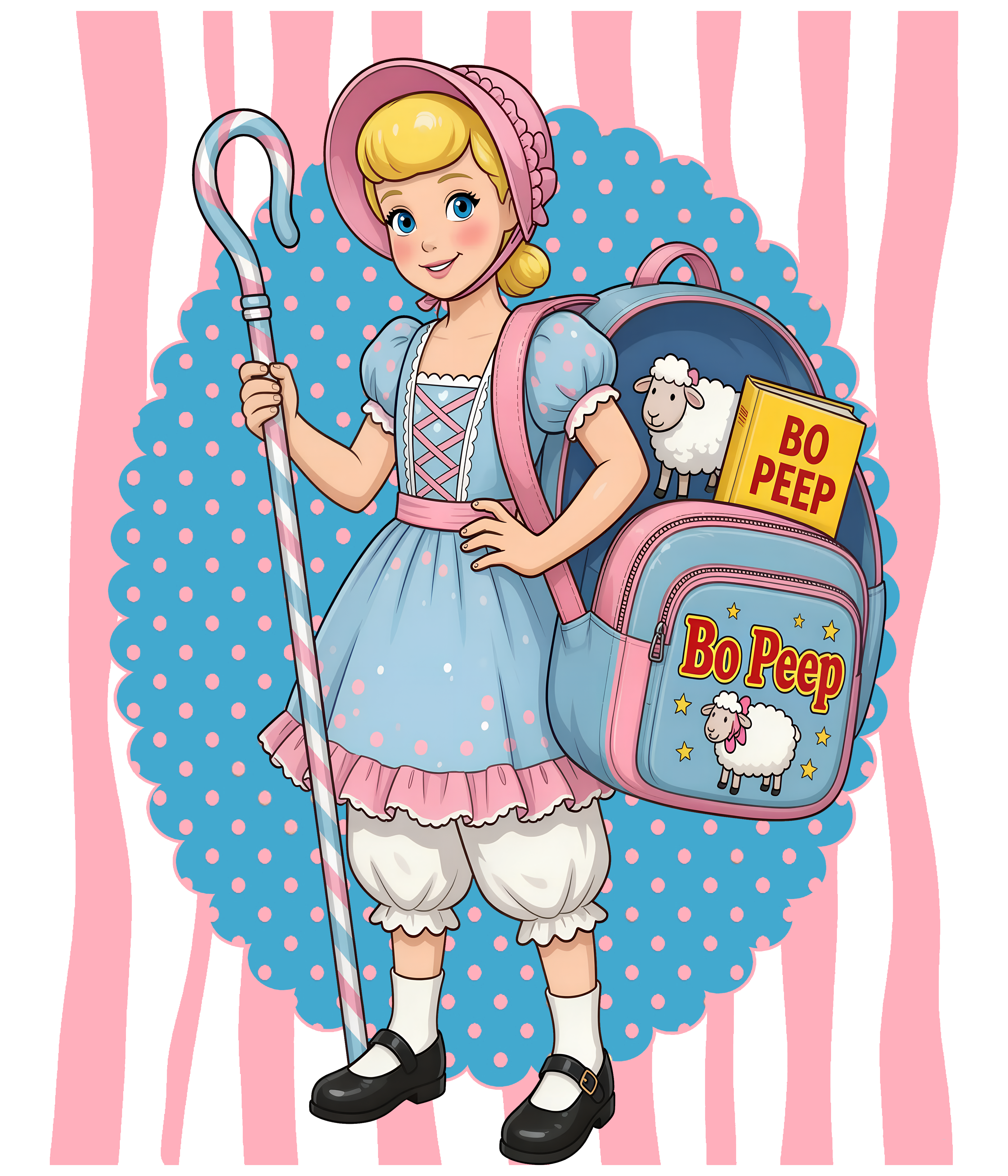 Randomness 349 - Bo Peep Lines Solid