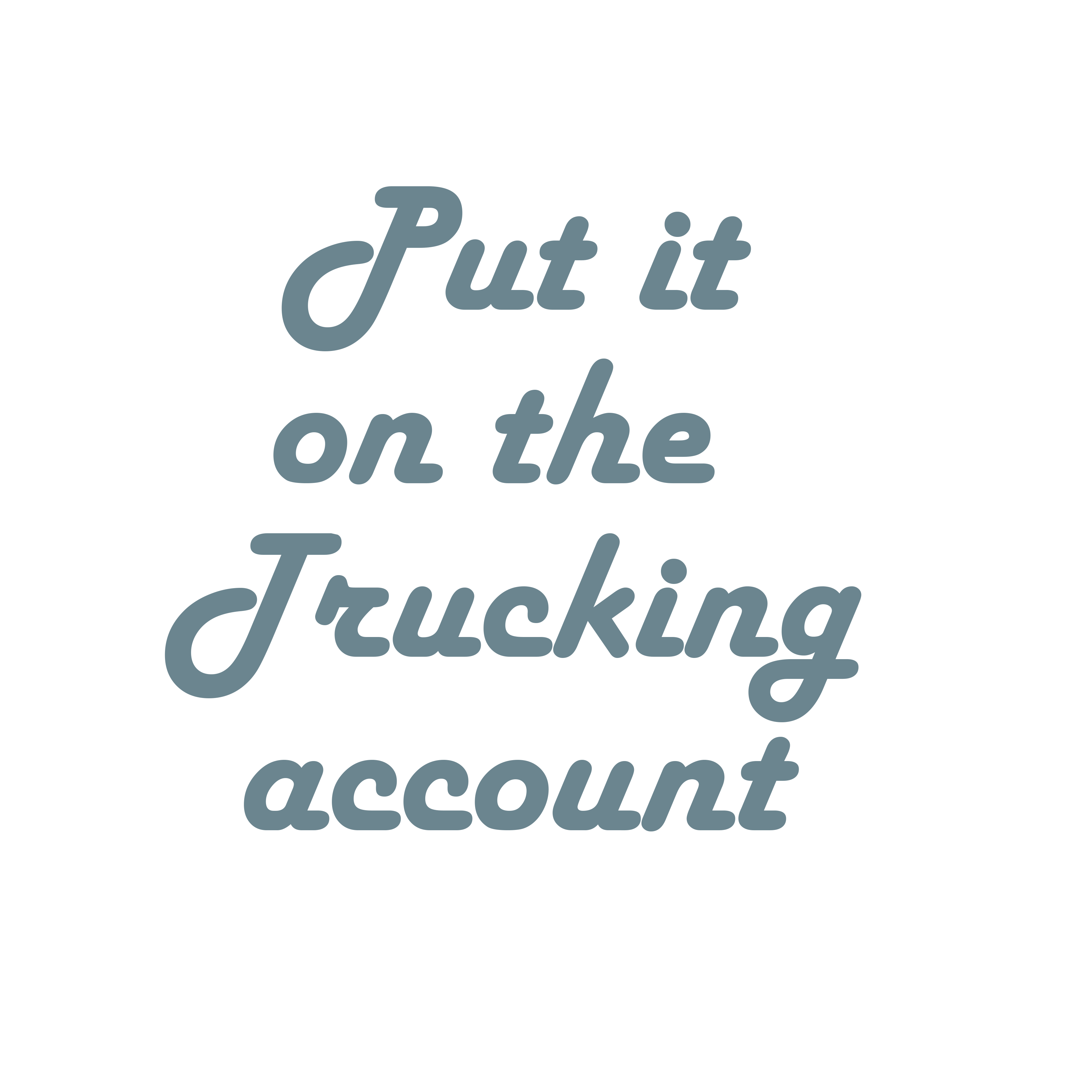 Randomness 1710 - Trucking Account Front
