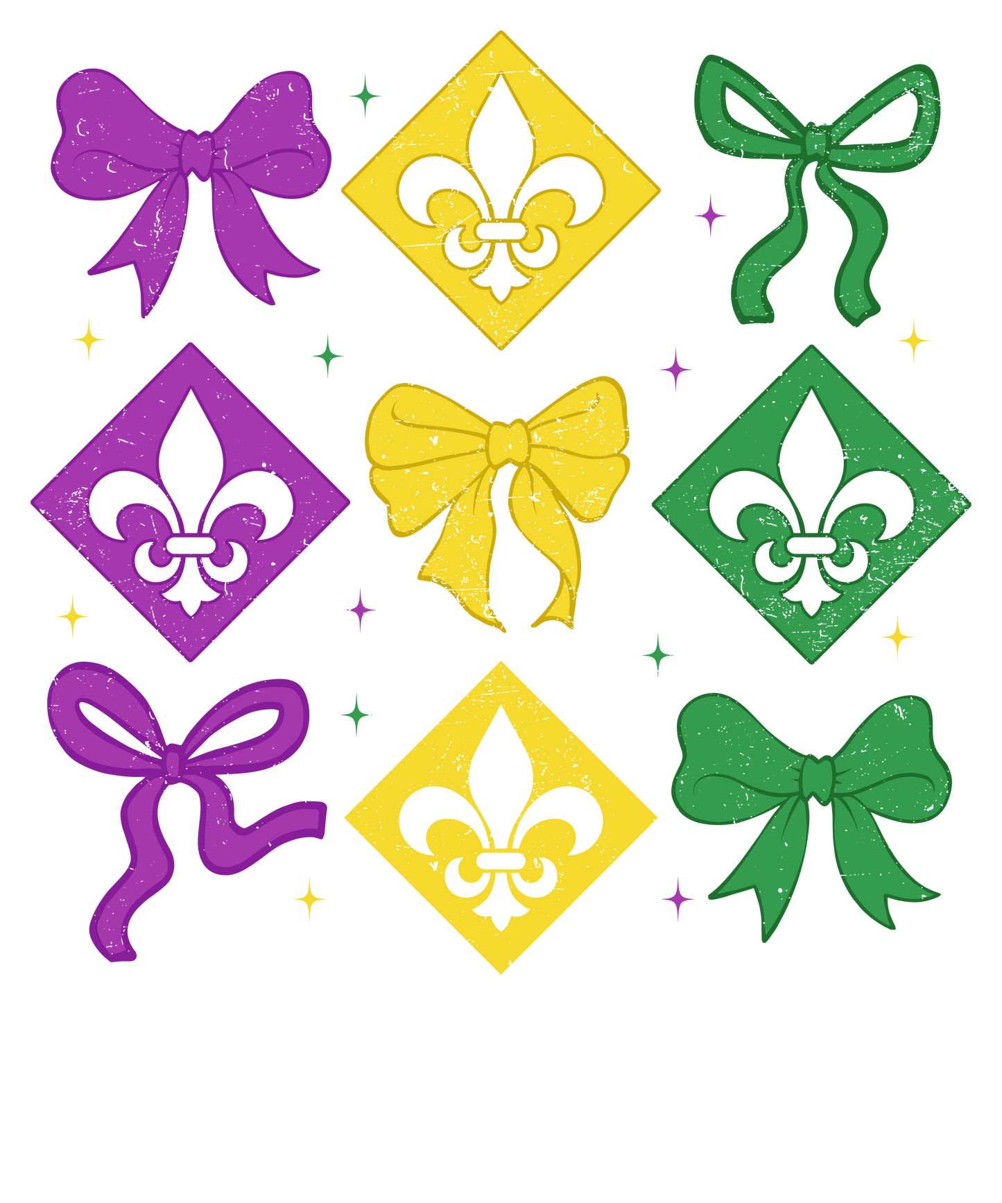 OR 21122024 VTN Retro checked coquette Mardi gras