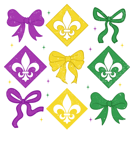 OR 21122024 VTN Retro checked coquette Mardi gras