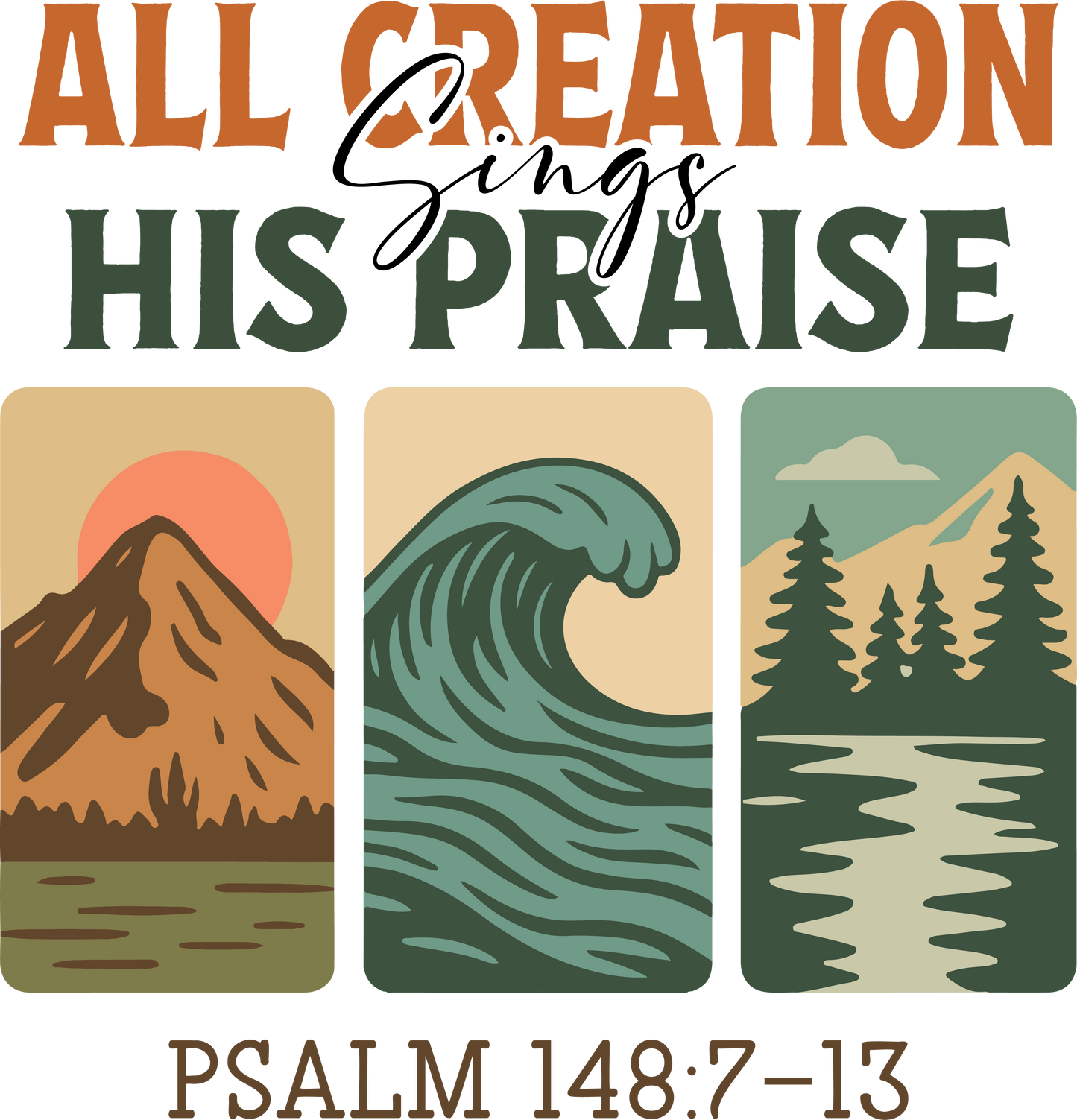 ALL CREATION SINGS HIS PRAISE