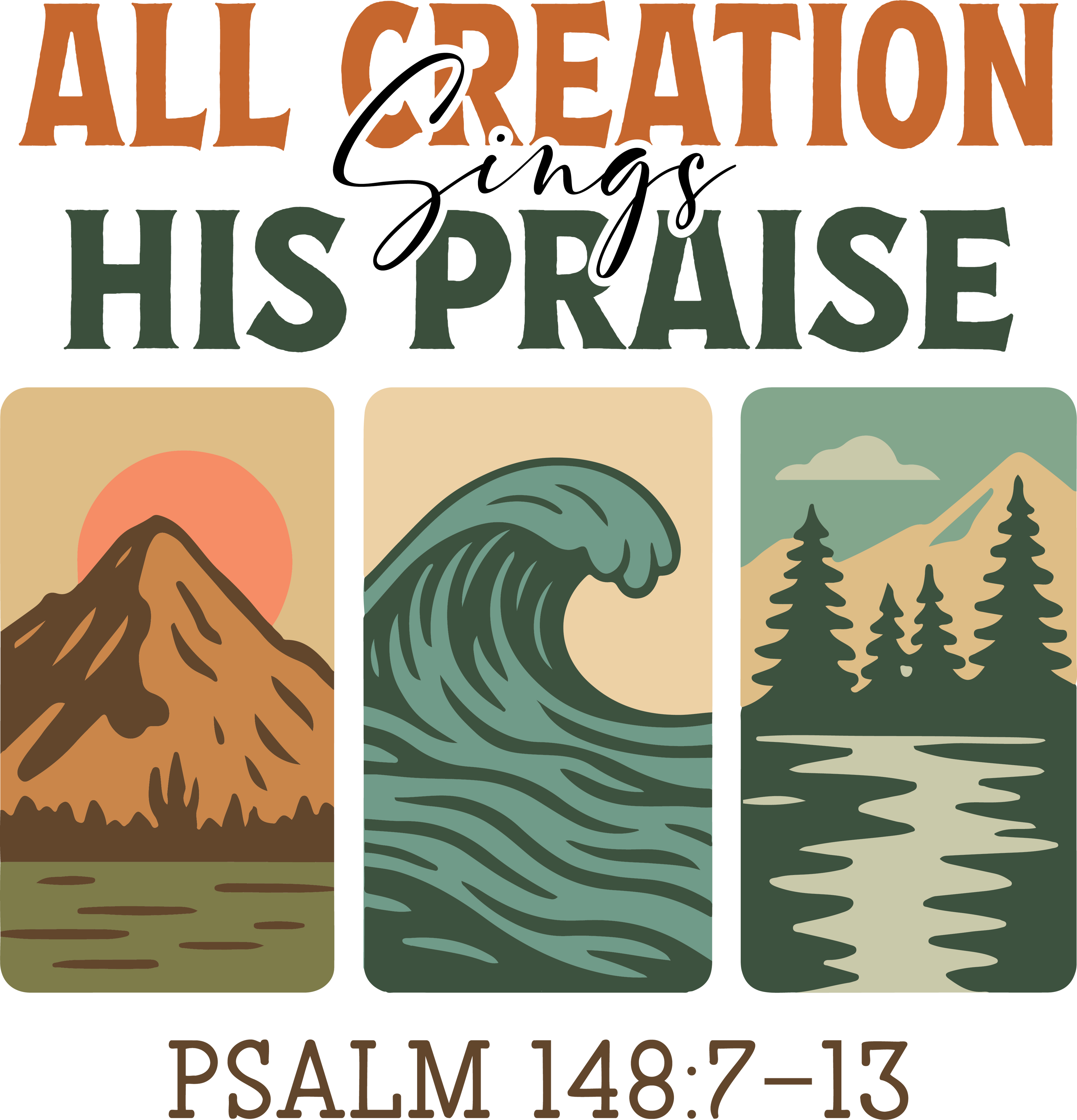 ALL CREATION SINGS HIS PRAISE