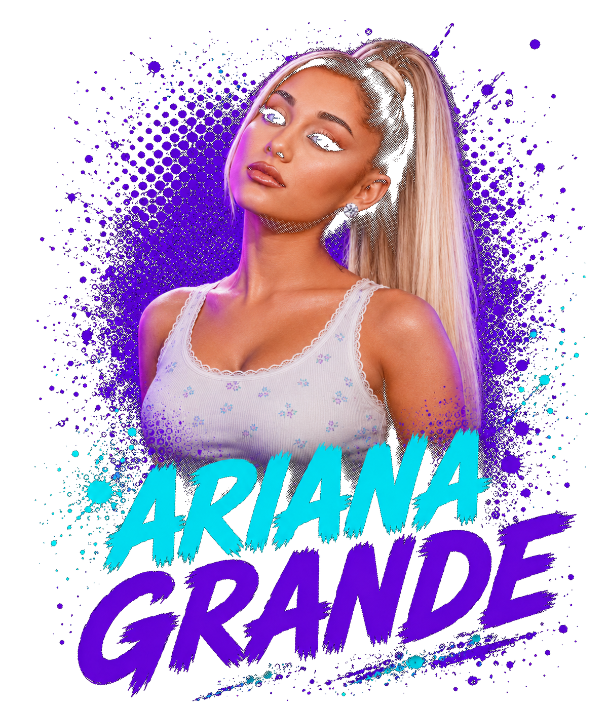 Randomness 78 - Ariana Grande Halftone