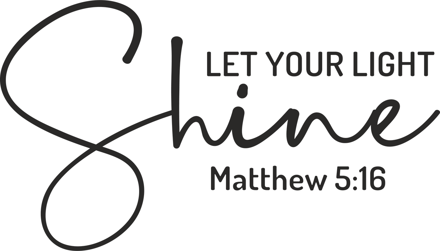 let your light shine