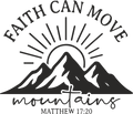faith can move mountains