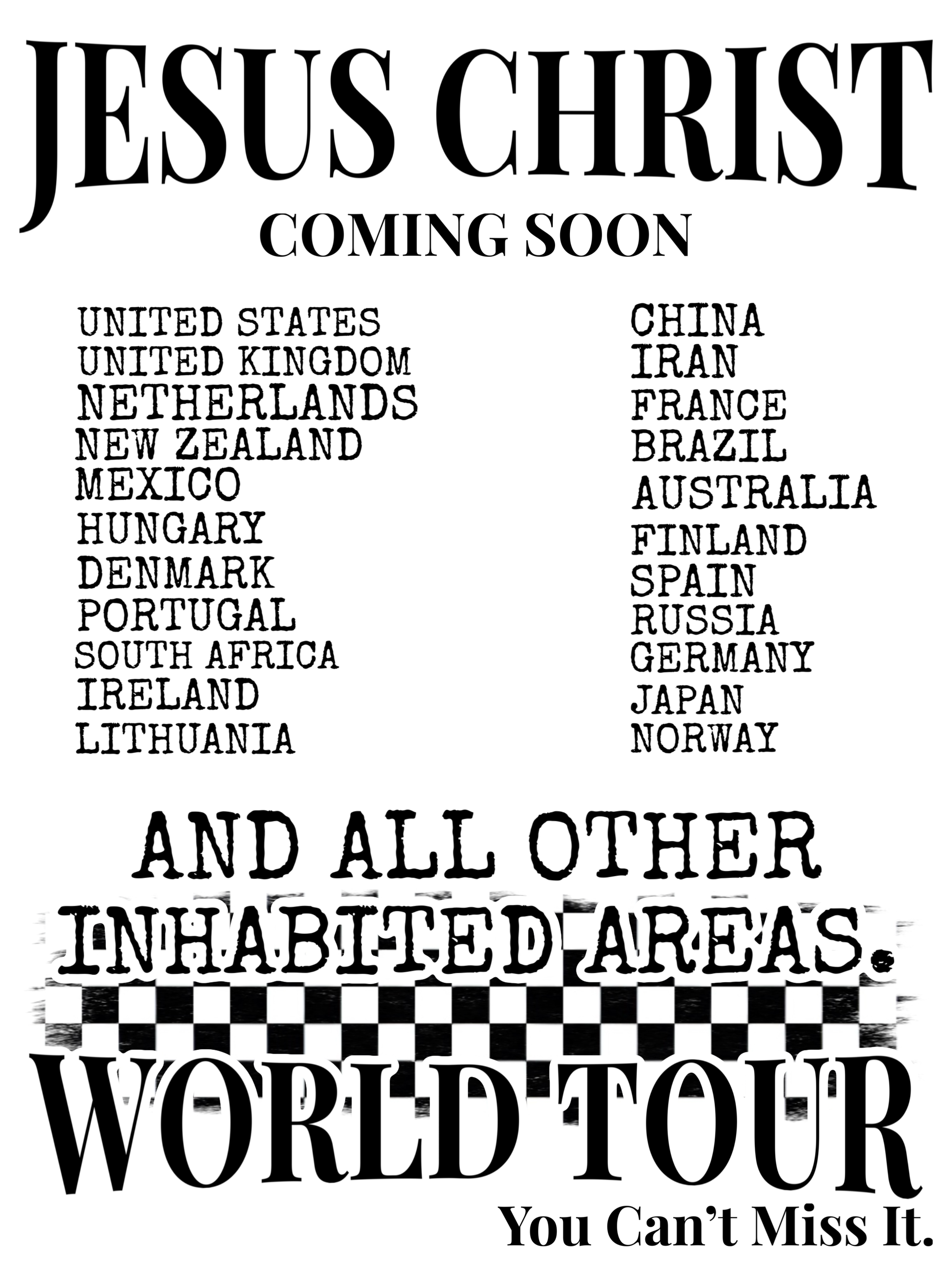 Jesus tour