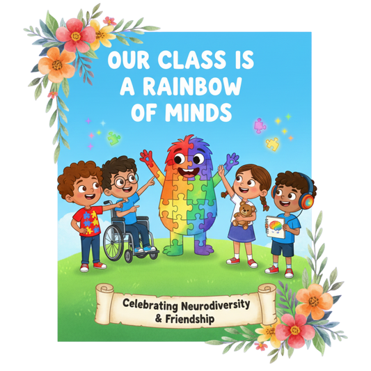 Autism 46 - 17.Rainbow Heart And Autism Awareness Design
