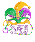 Mardi Gras 670 - Mardi Gras T Shirt Mardi Gras 2024 Beads Mask Feathers