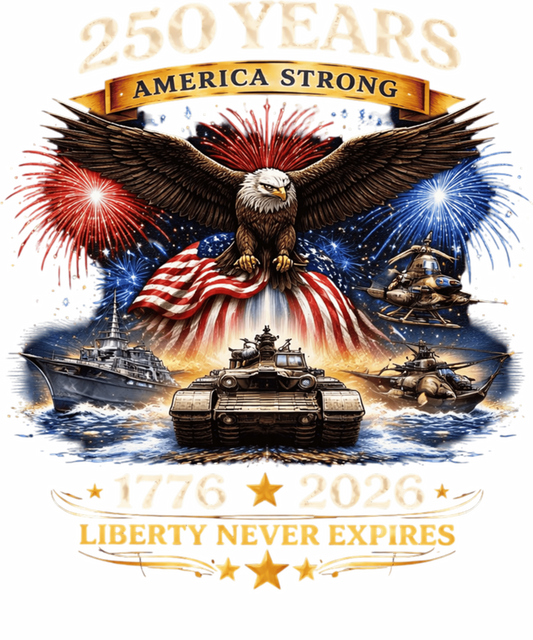 4th of July 46 - 250 Years American Flag 250th Anniversary Usa Happy Birthday Sweatshirt