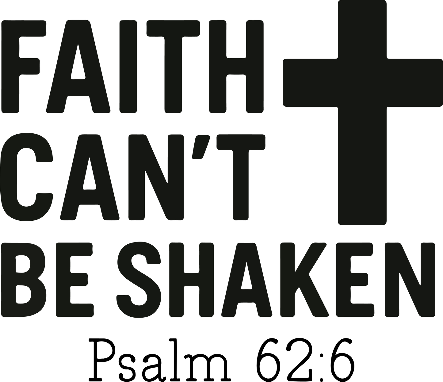 faith can't be shaken