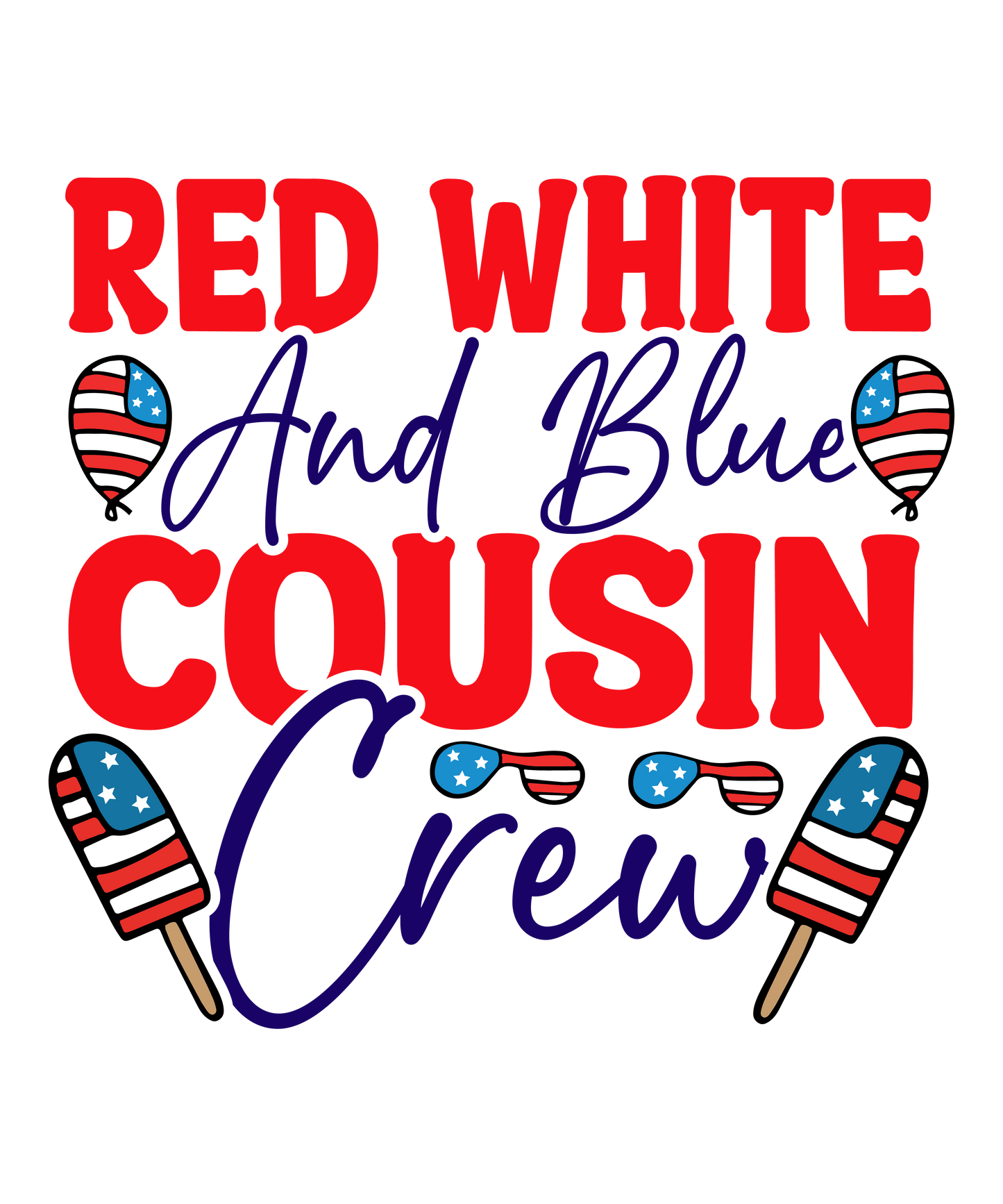 4th of July 526 - Red White And Blue Cousin Crew 01