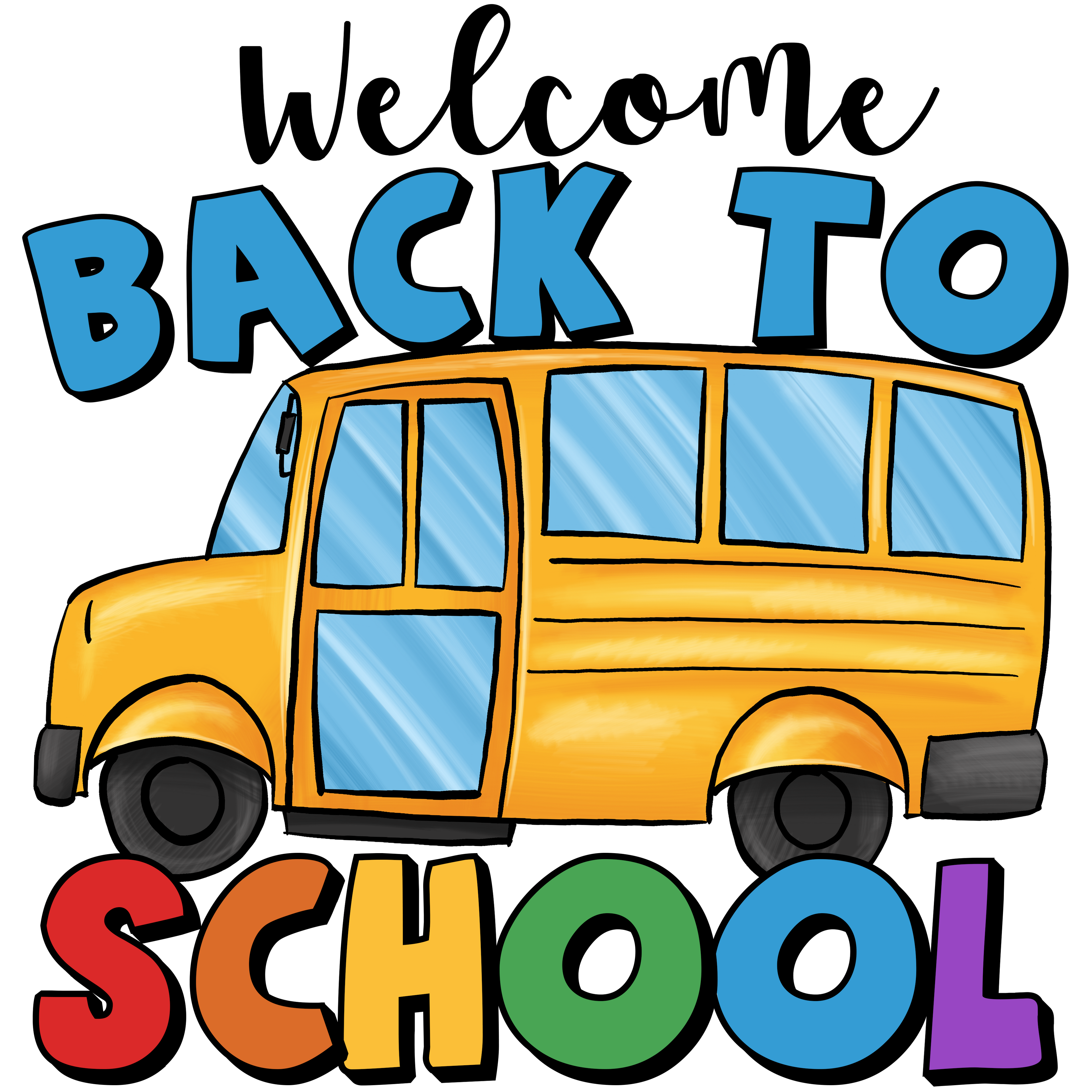 Back to School 429 - Welcome Back To School Bus