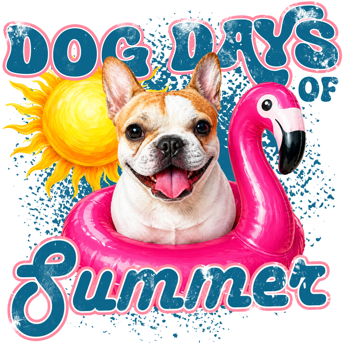Randomness 1607 - Tan White Frenchie Dog Days