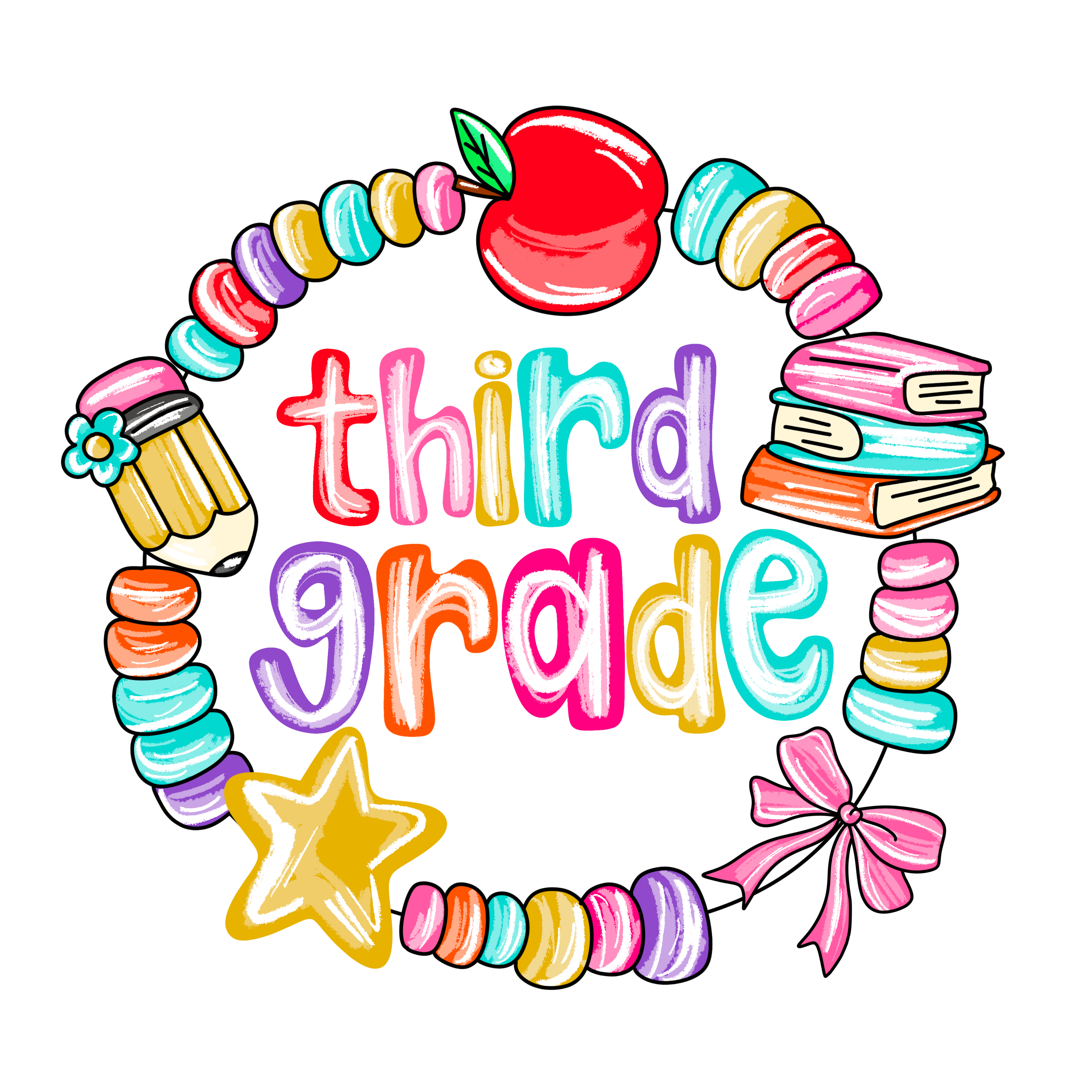 Back to School 69 - 3rd Grade Bracelet