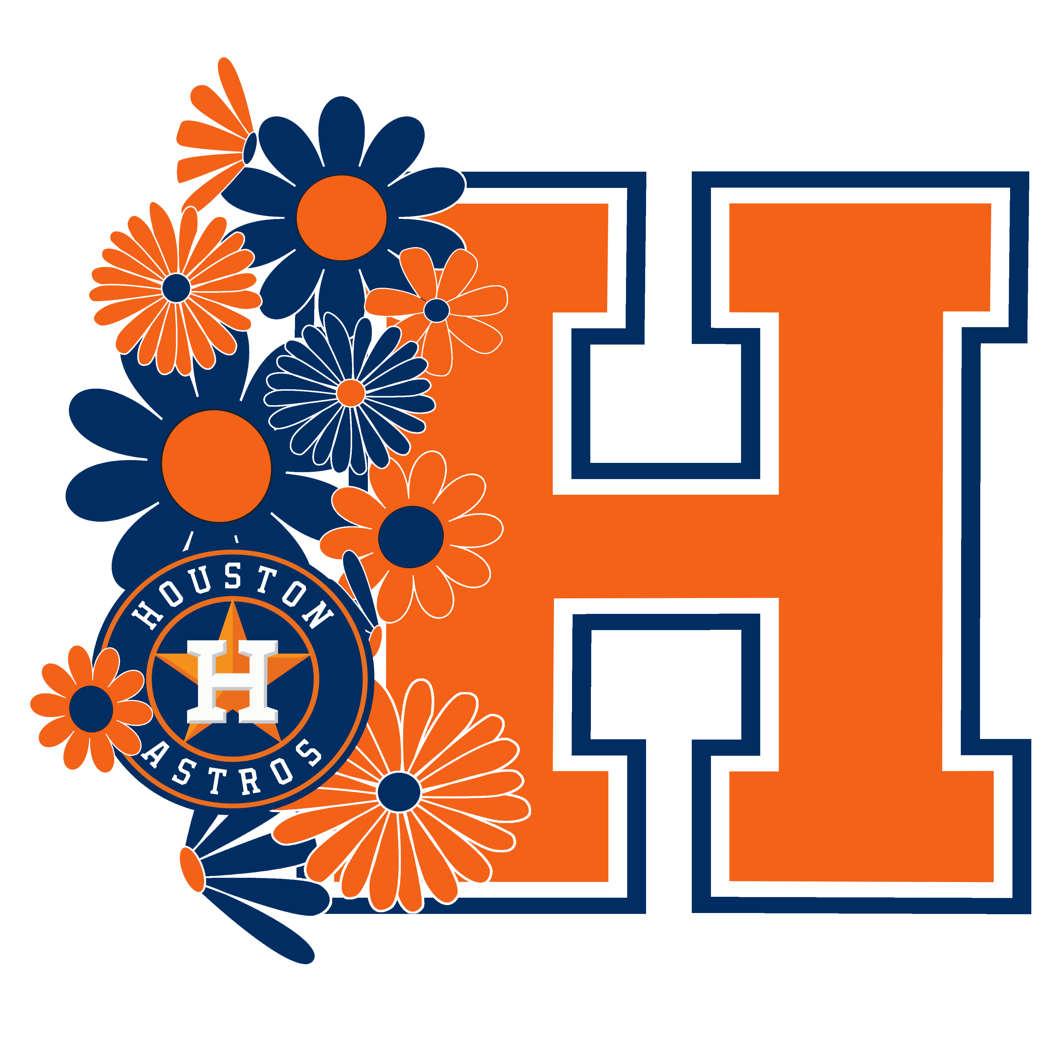 Randomness 850 - Houston Astros Floral