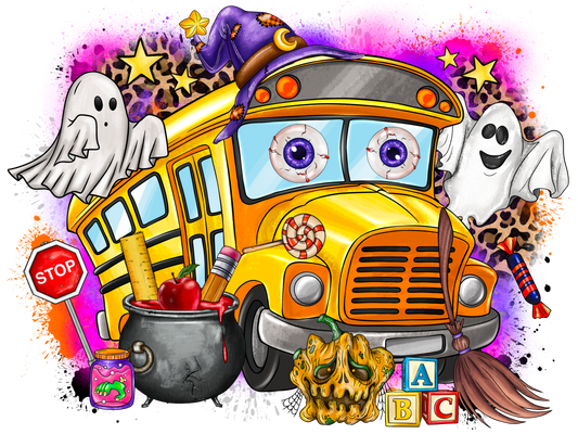 Teacher 603 - Schoolbushalloween