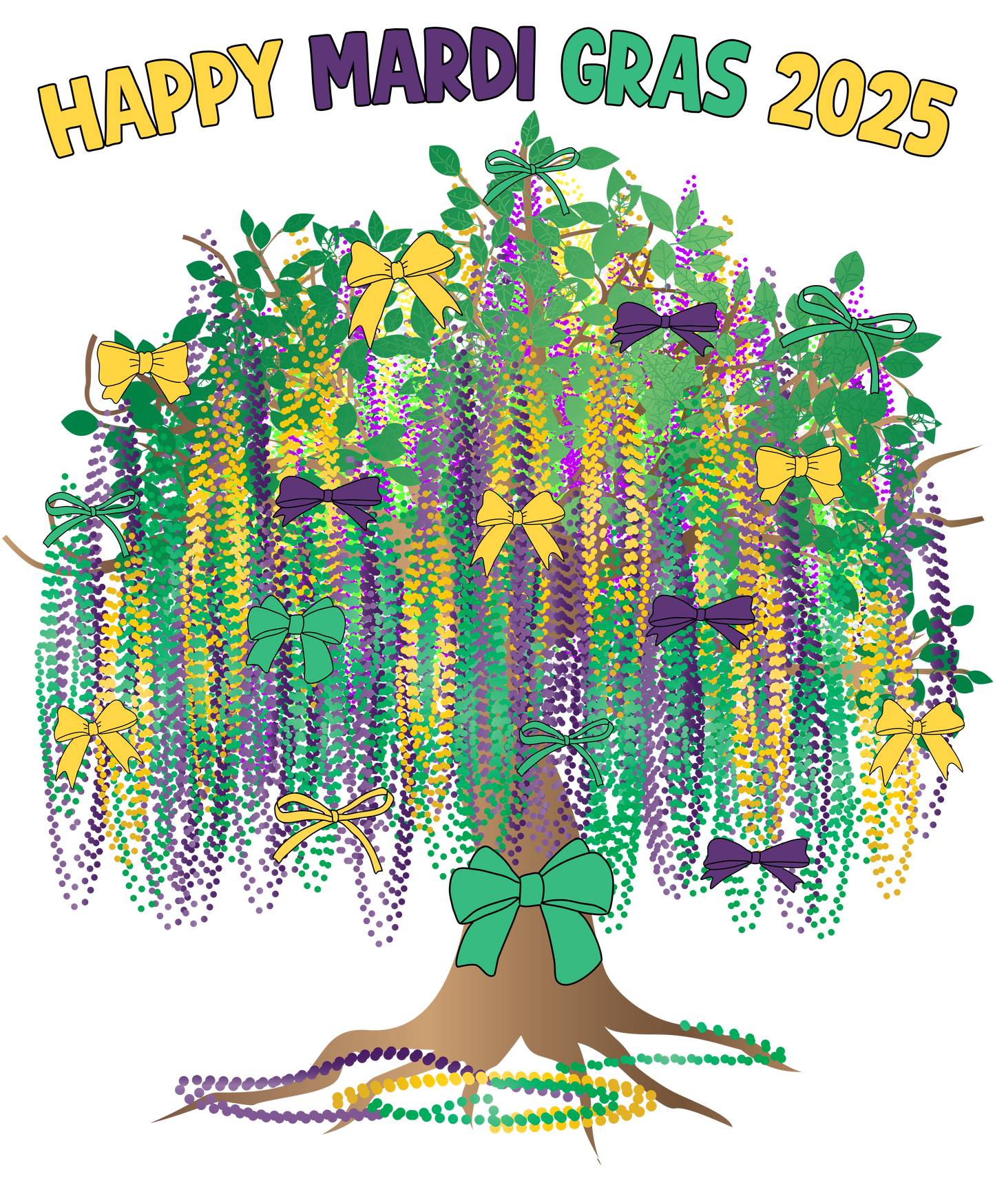 Mardi Gras 908 - Or 21122024 Vtn Coquette Mardi Gras Tree