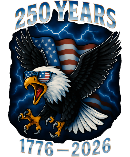4th of July 31 - 250 Anniversary Usa Flag With Eagle America 250th Birthday Sweatshirt