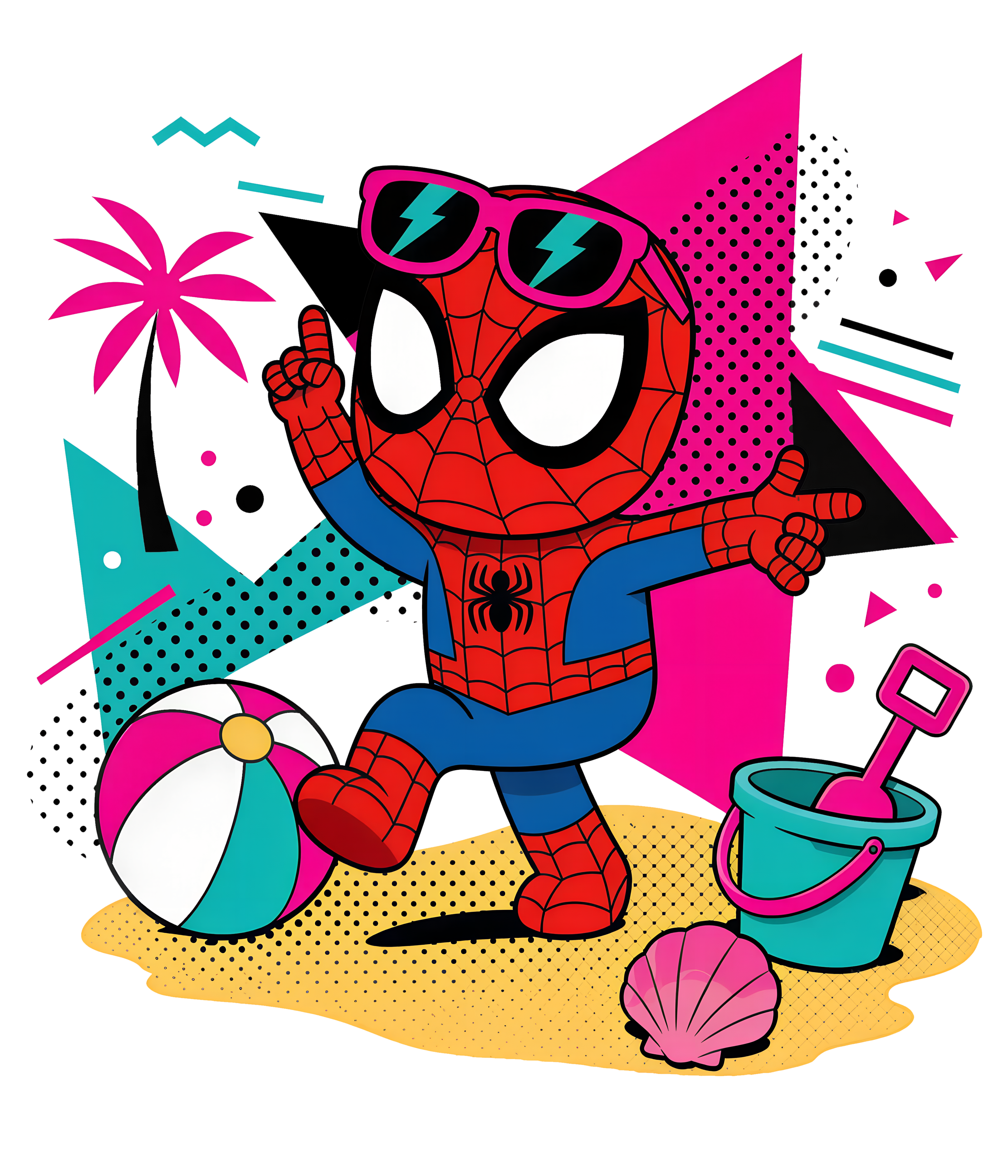 Randomness 1565 - Spiderman Beach