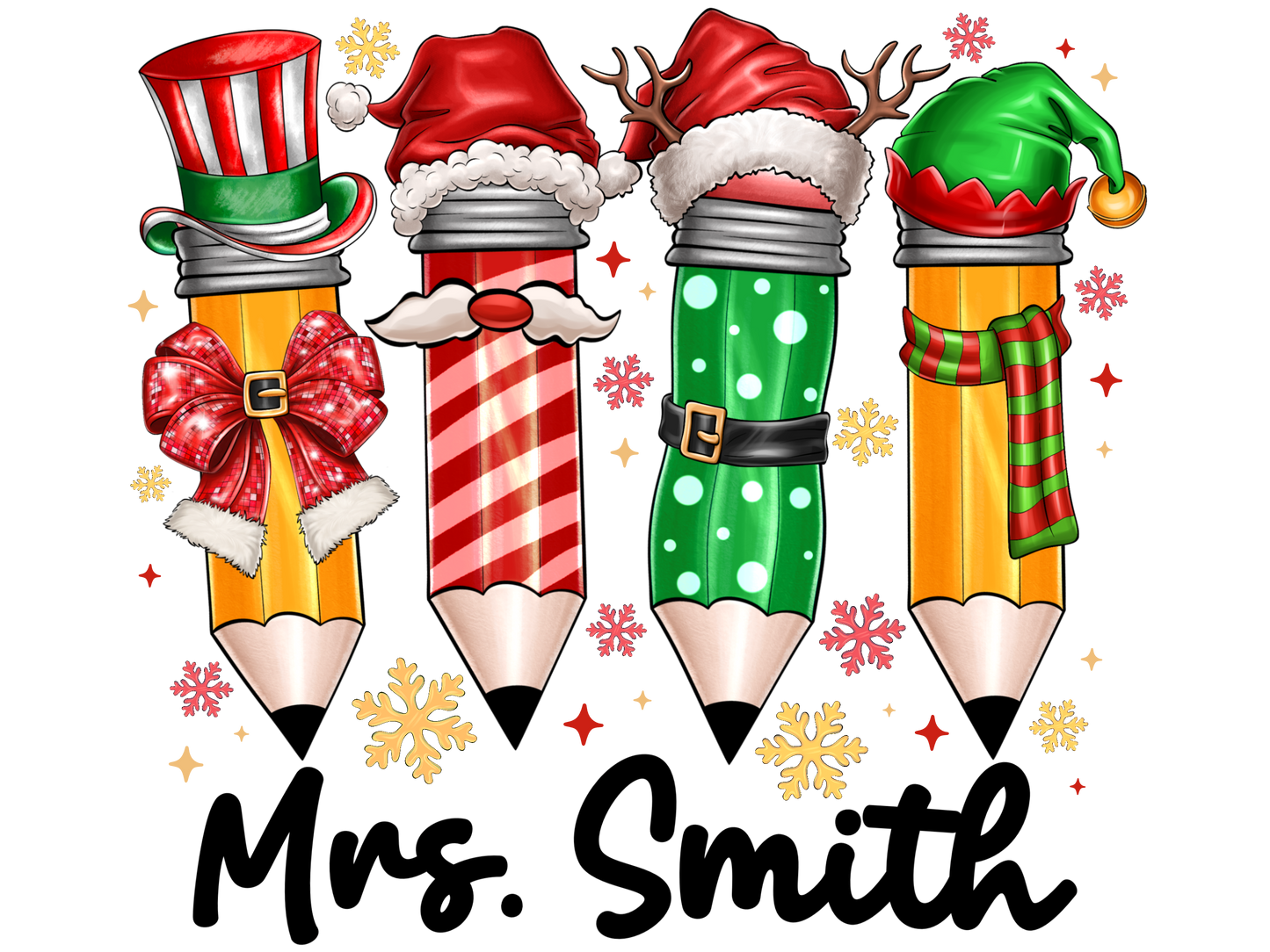 Teacher 172 - Christmaspencils