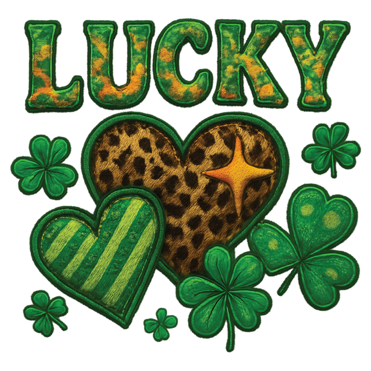 Lucky St Patricks Day Hearts 138724842 Lucky St. Patrick's Day Hearts Png