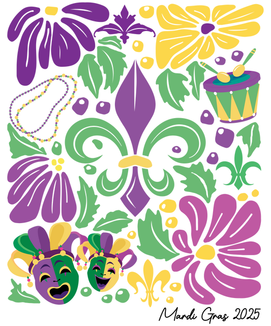 Mardi Gras 917 - Or 21122024 Vtn Vintage Boho Mardi Gras