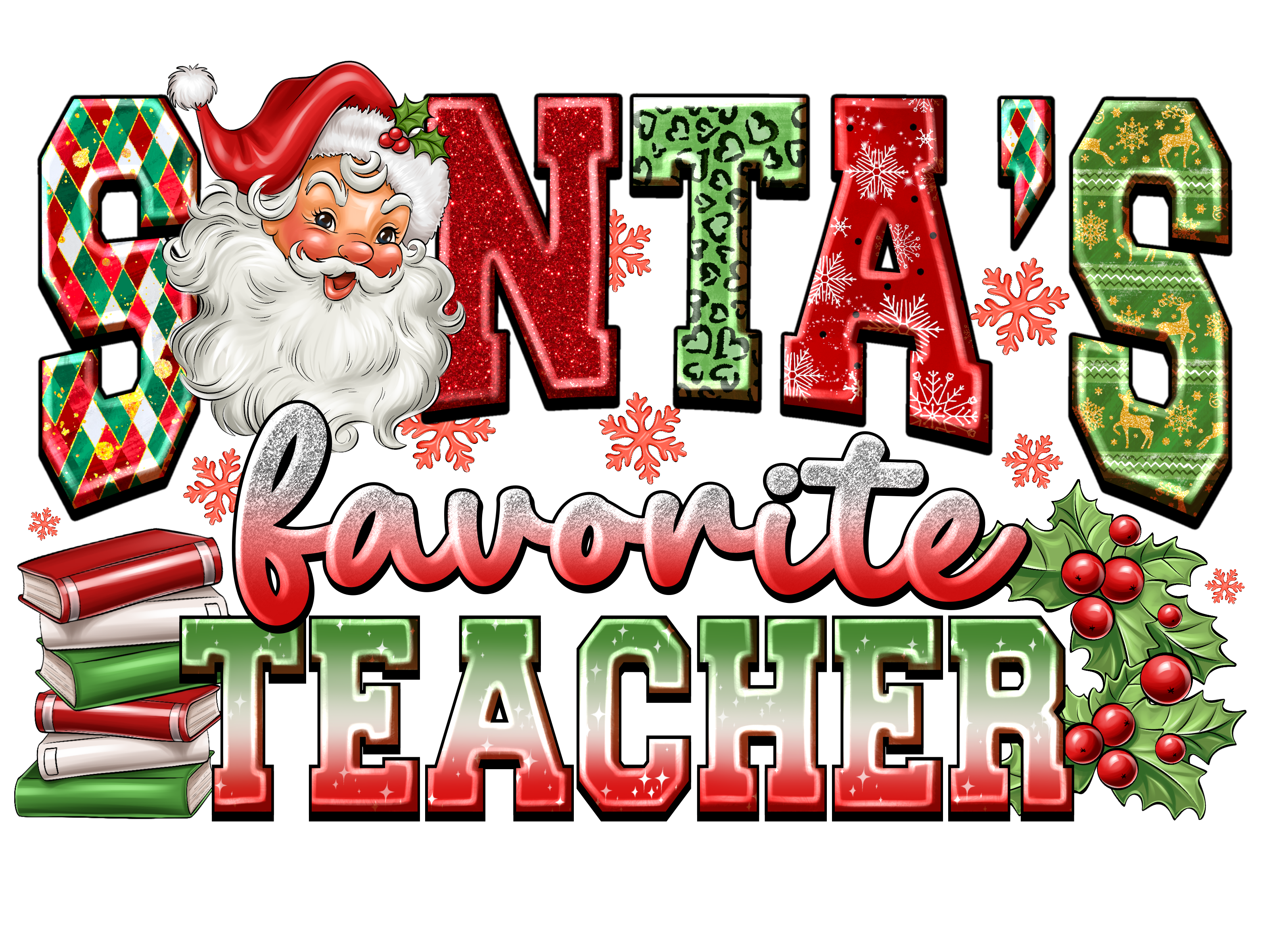 Teacher 597 - Santasfavoriteteacher Kopyası