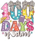 Back to School 262 - Back To School Coquette Bow Dalmatian Dots Png300