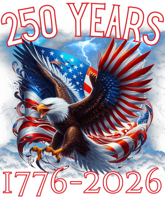 4th of July 325 - America Patriotic Eagle And Flag 250 Years 1776 2026 Sweatshirt (1)