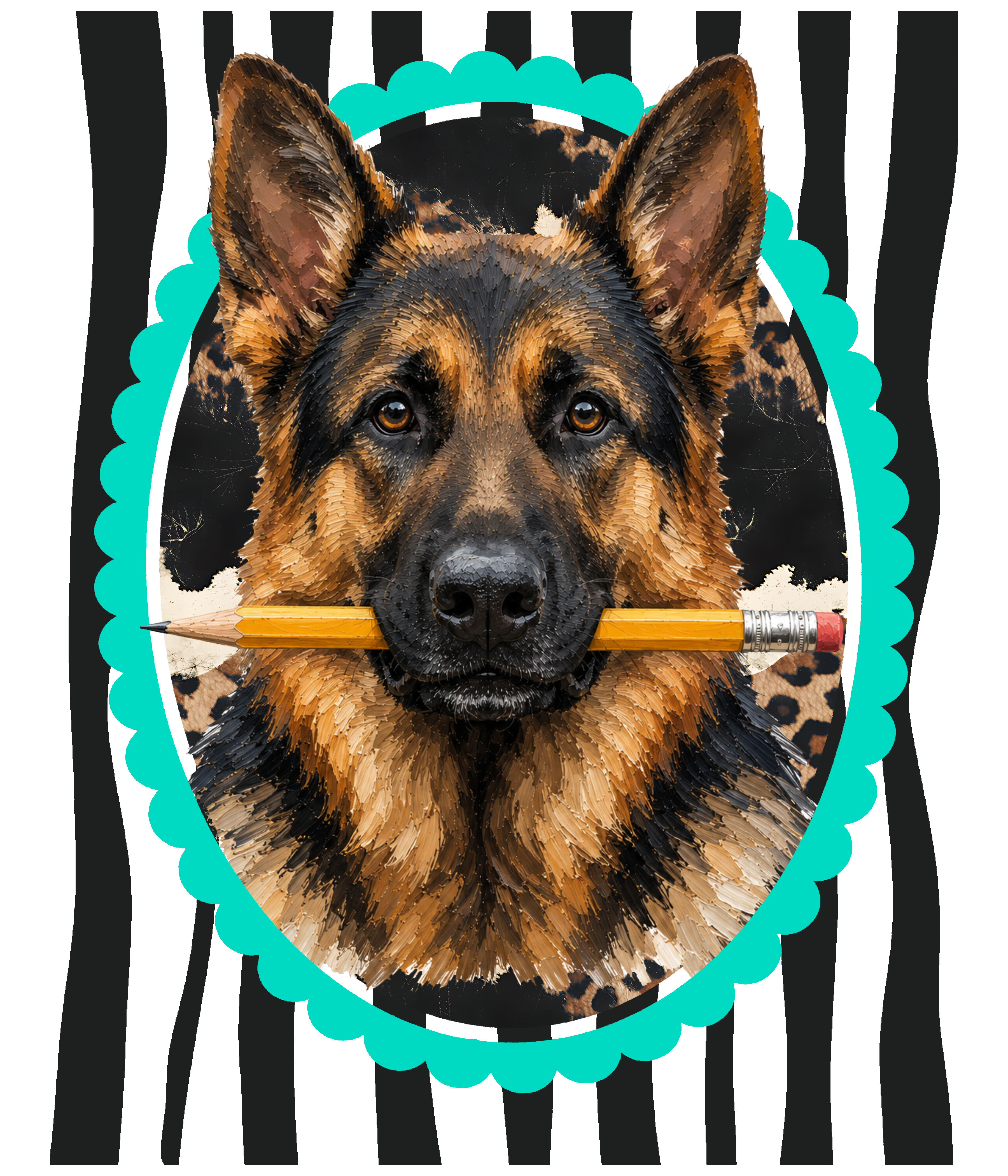 Randomness 708 - German Shepherd Pencil