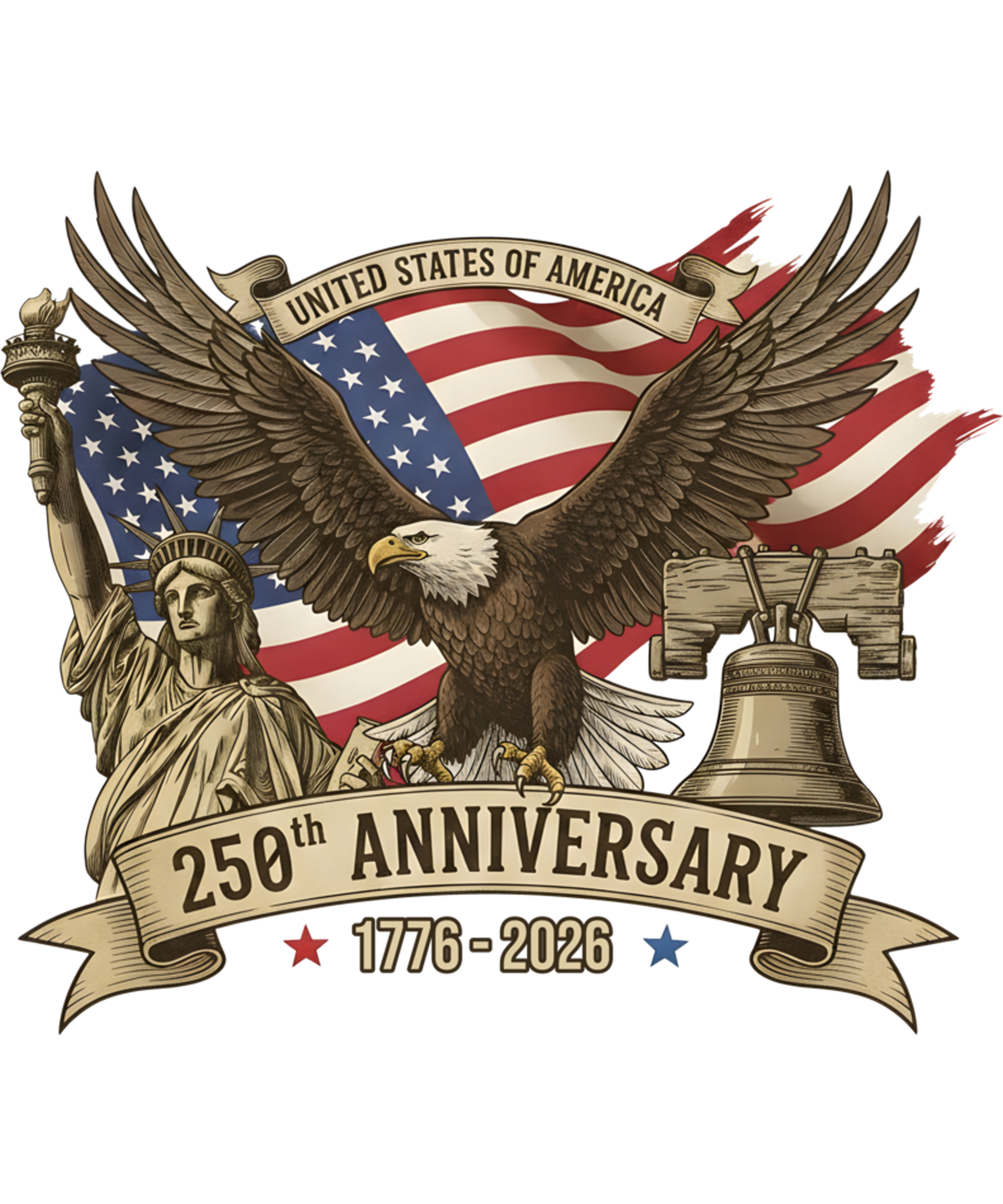 4th of July 18 - 1776–2026 Usa Anniversary 250 Years Of Independence Heritage Sweatshirt