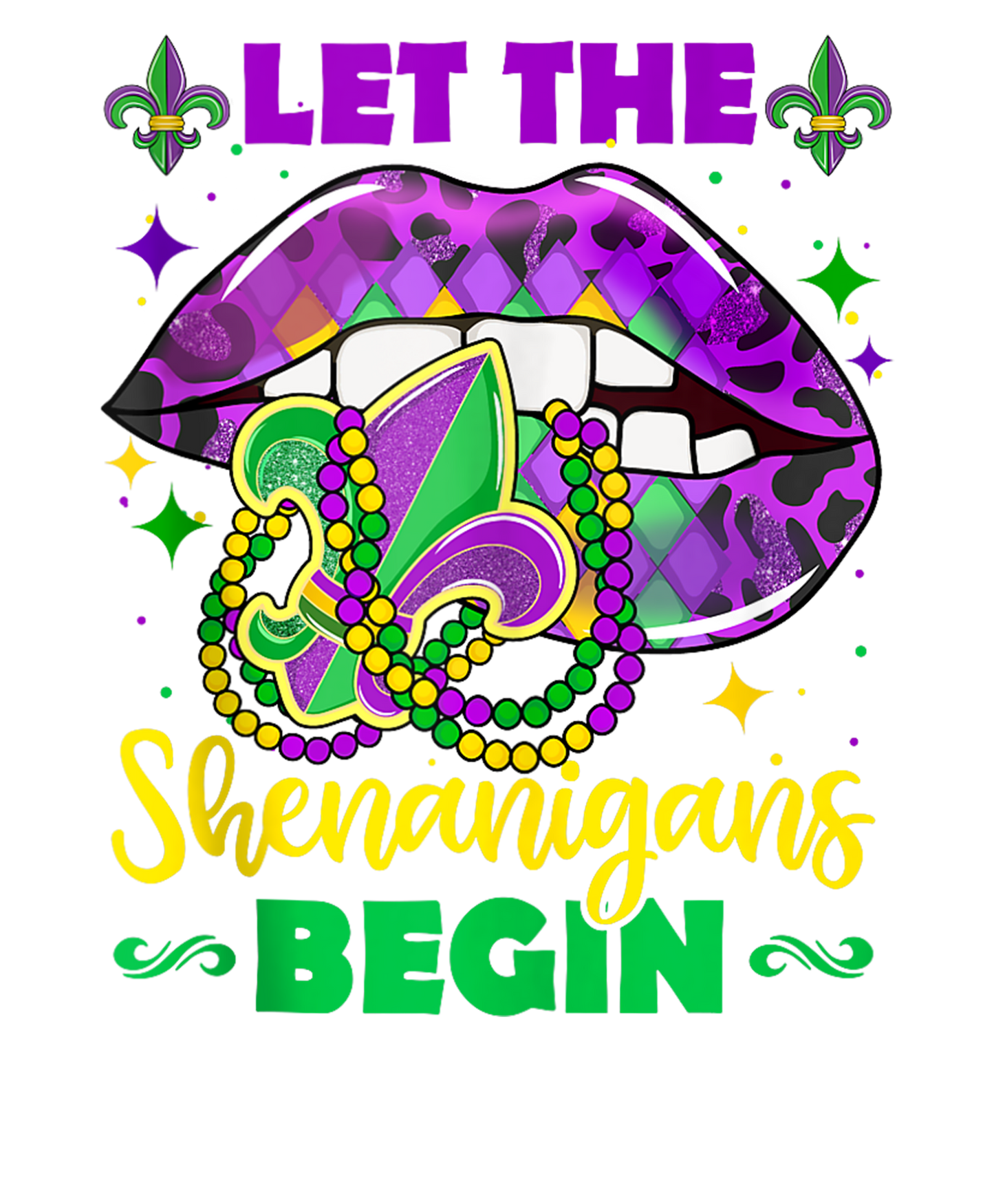 Mardi Gras 513 - Let The Shenanigans Begin Mardi Gras Lips