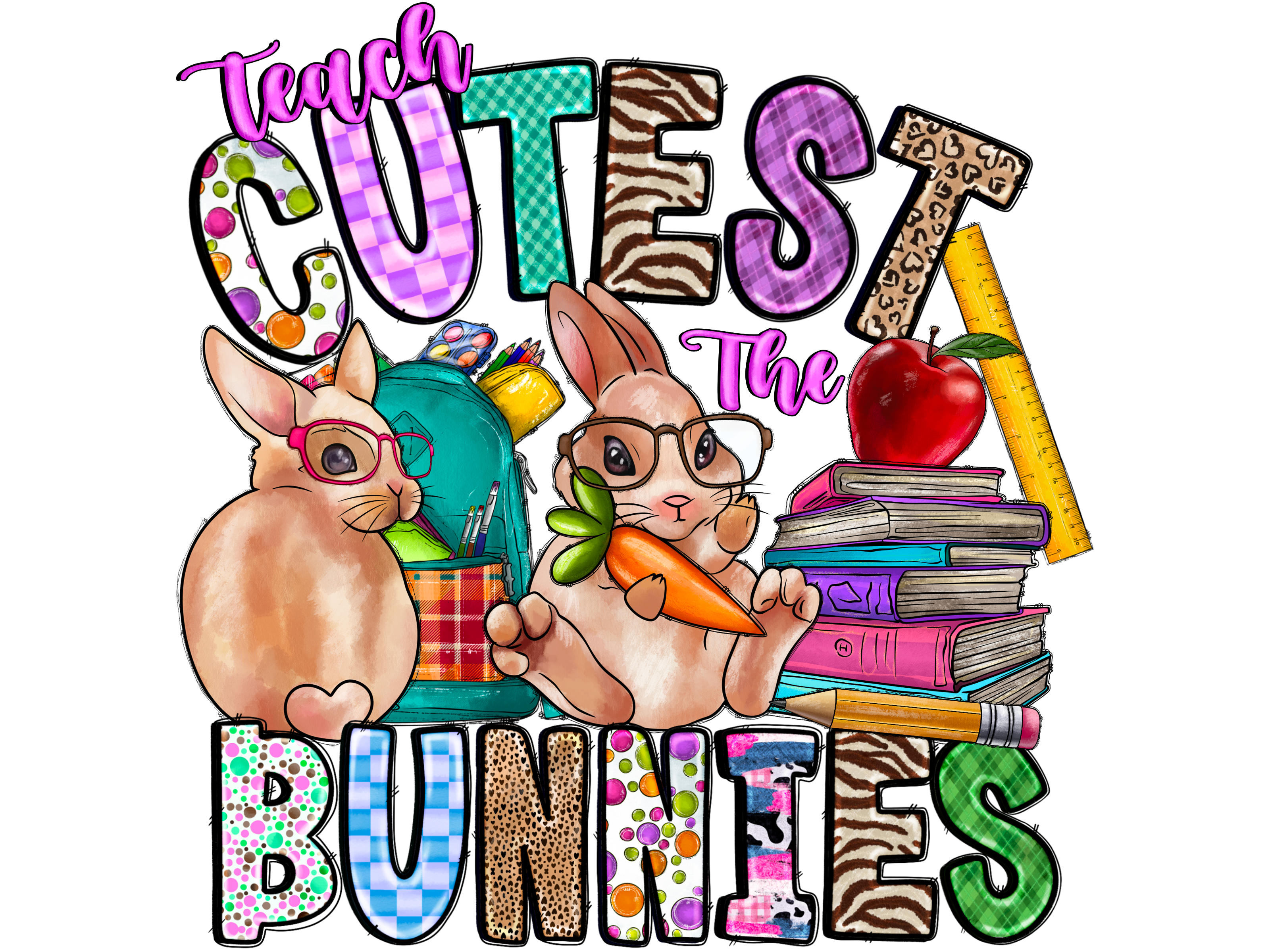 Teacher 663 - Teachcutestthebunnies
